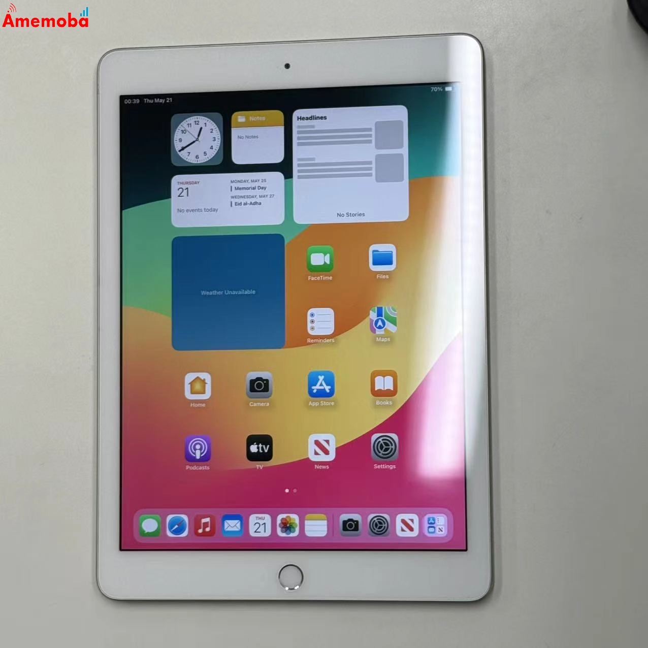 iPad 第6世代 Wi-Fiモデル 32GB シルバー MR7G2J/A 美品