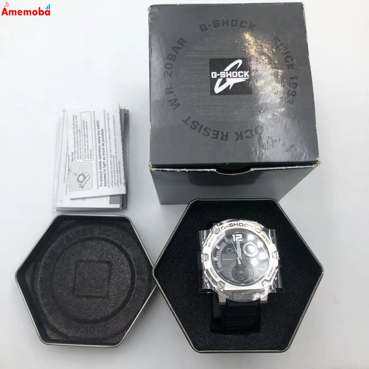 G-SHOCK G-STEEL GST-B300S-1AJF ステンレススチール 5631 新品同様