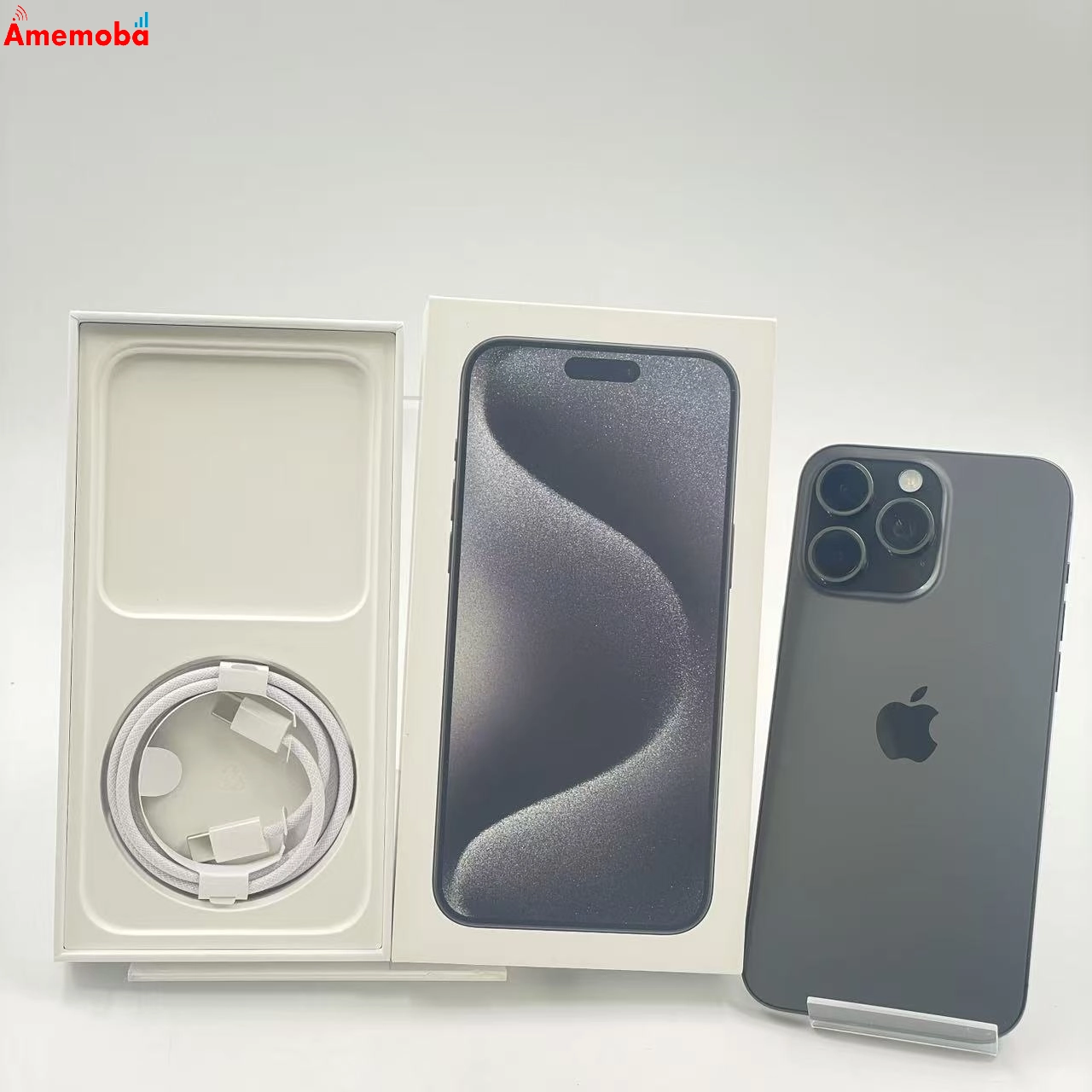 iPhone15 Pro Max 256GB ブラックチタニウム MU6P3J/A Apple版SIMフリー