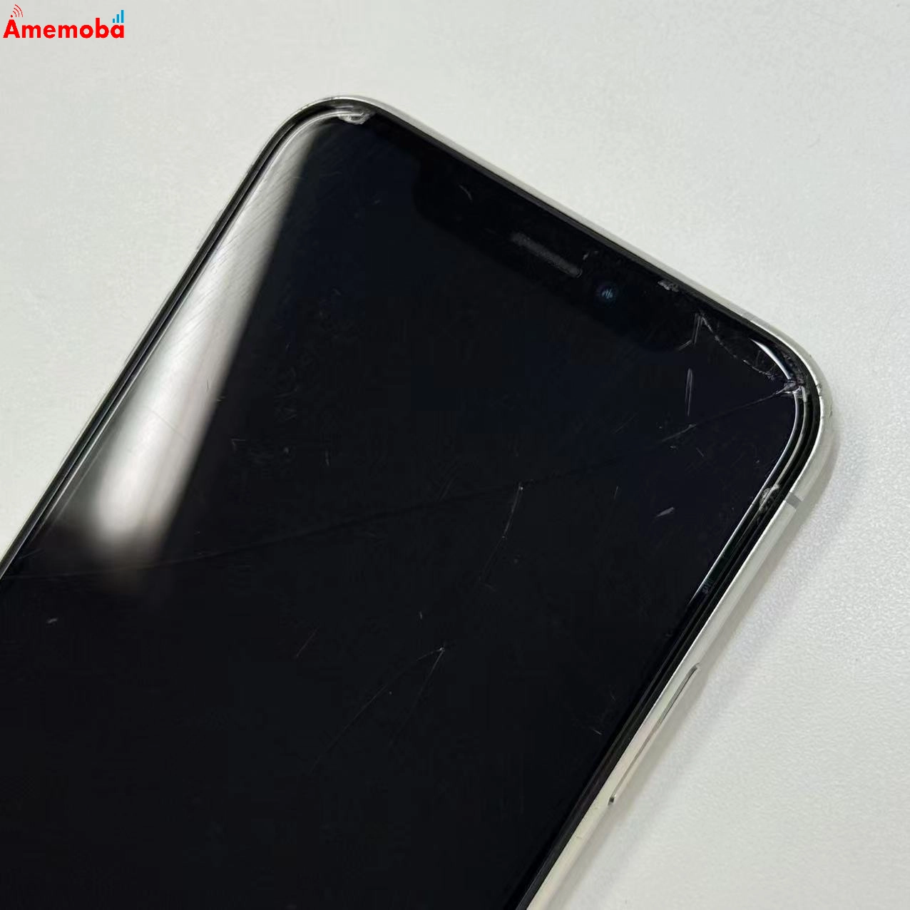 iPhoneXS 256GB シルバー MTE12J/A SoftBank版SIMフリー ジャンク品