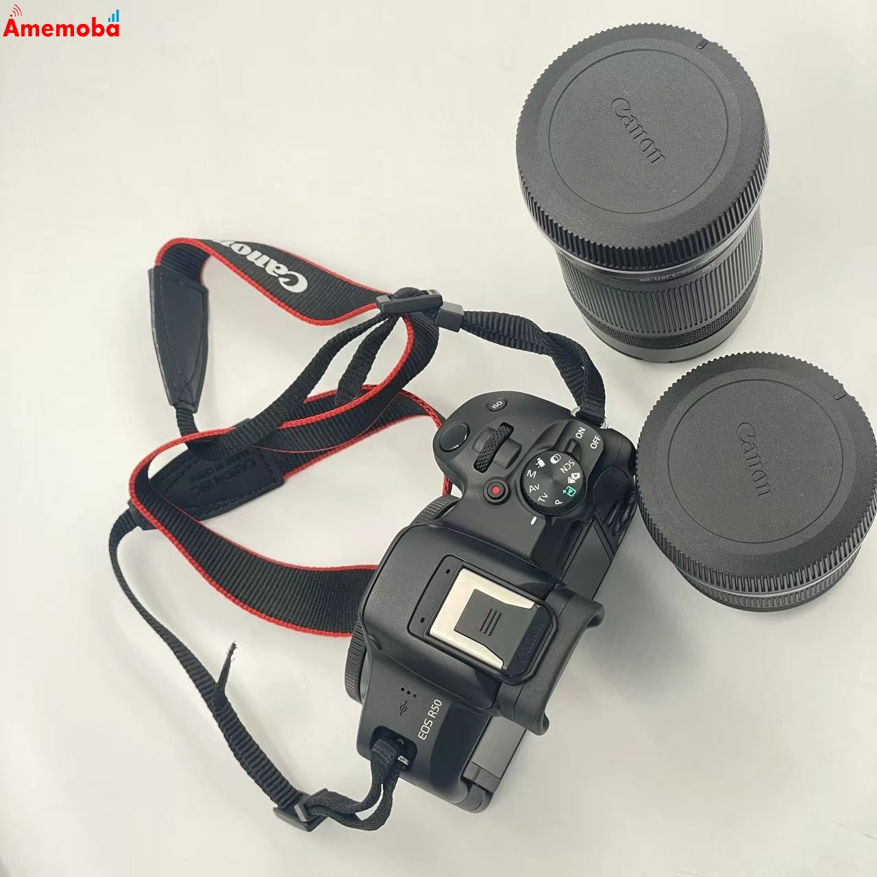 EOS R50 ダブルズームキット ブラック EOSR50WH-WZK 極美品