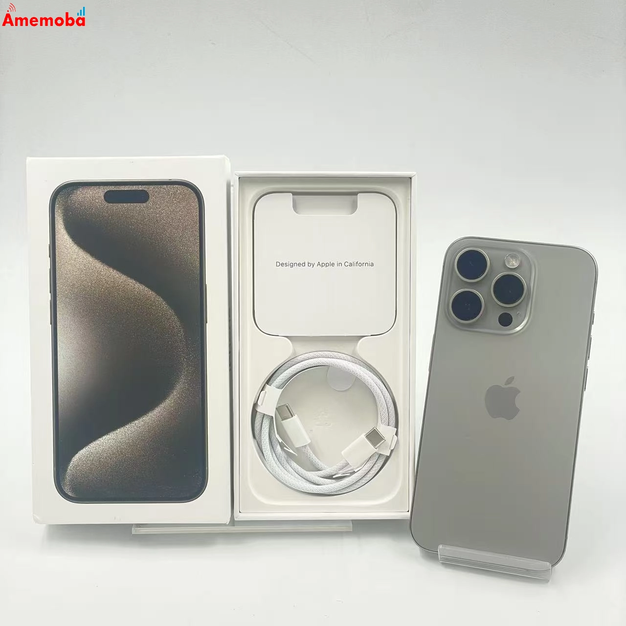 iPhone15 Pro 256GB ナチュラルチタニウム MTUF3J/A Apple版SIMフリー