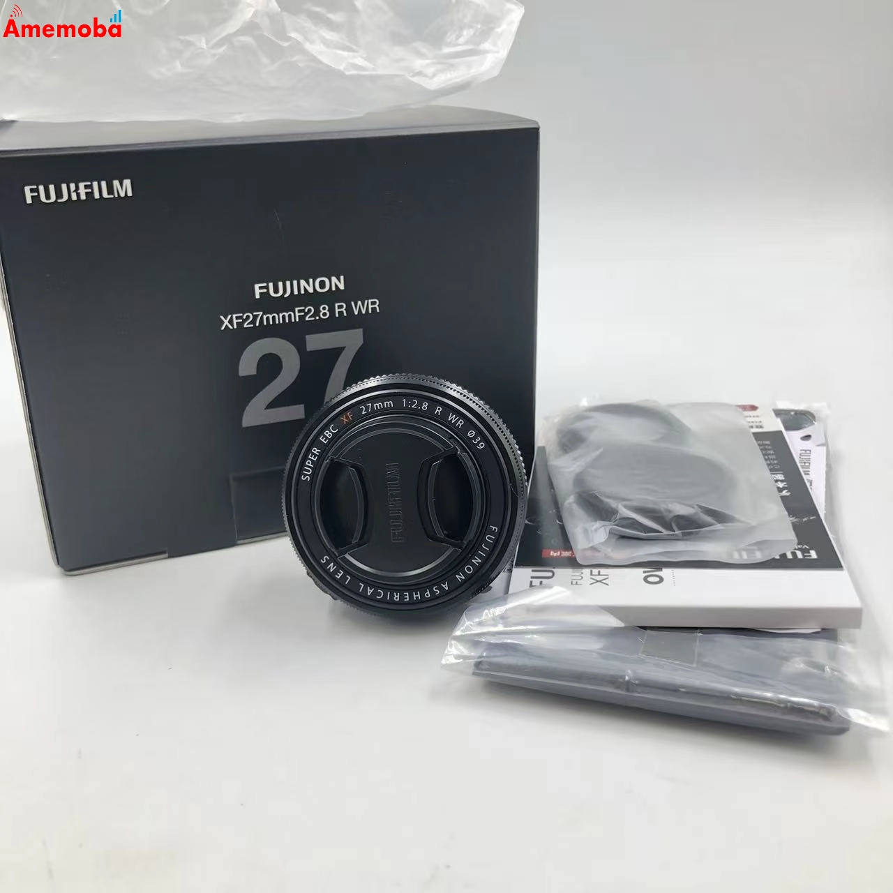 フジノンレンズ XF27mmF2.8 R WR ブラック XF27mmF2.8RWR 未使用品
