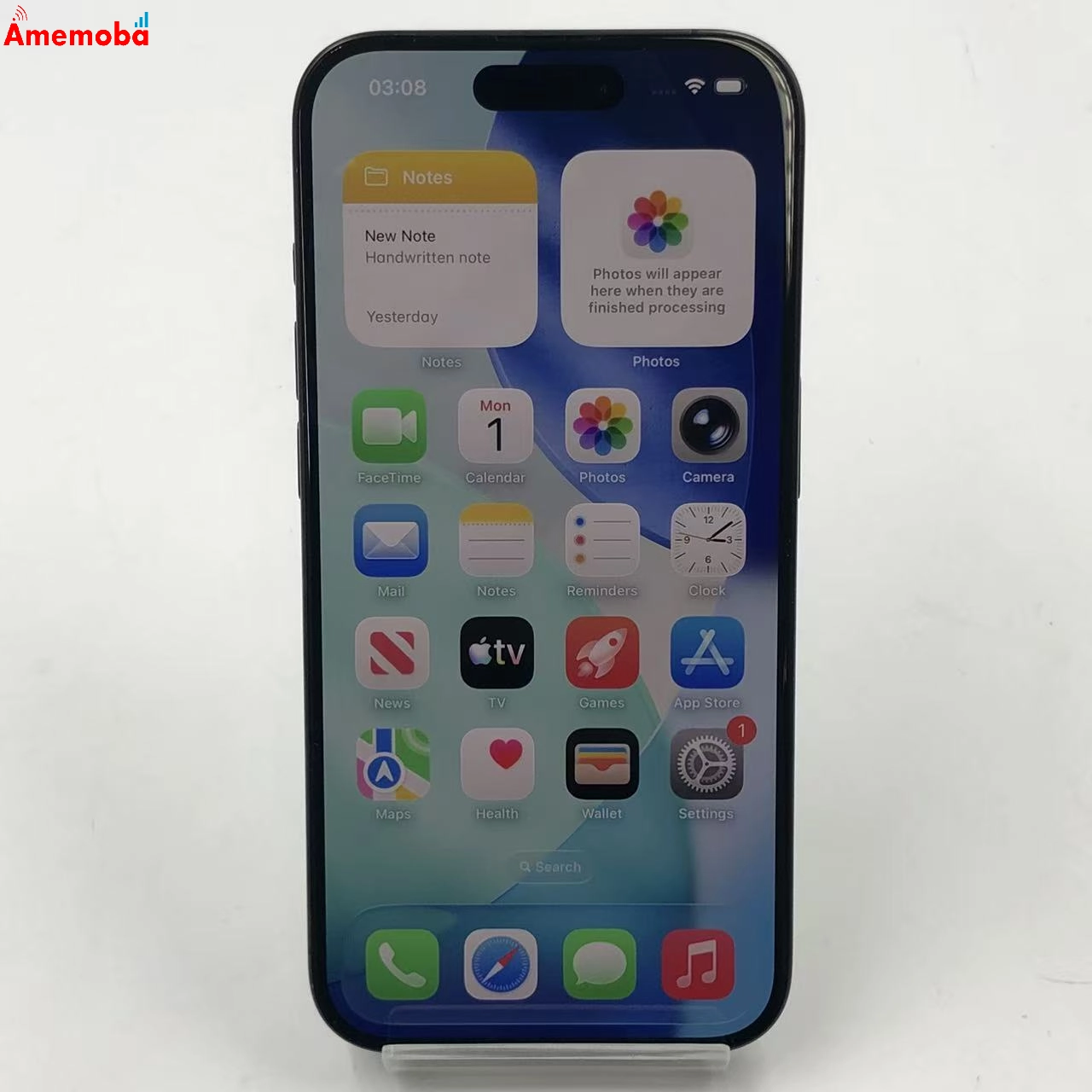 iPhone15 Pro 256GB ブラックチタニウム MTUC3J/A docomo版SIMフリー 美品