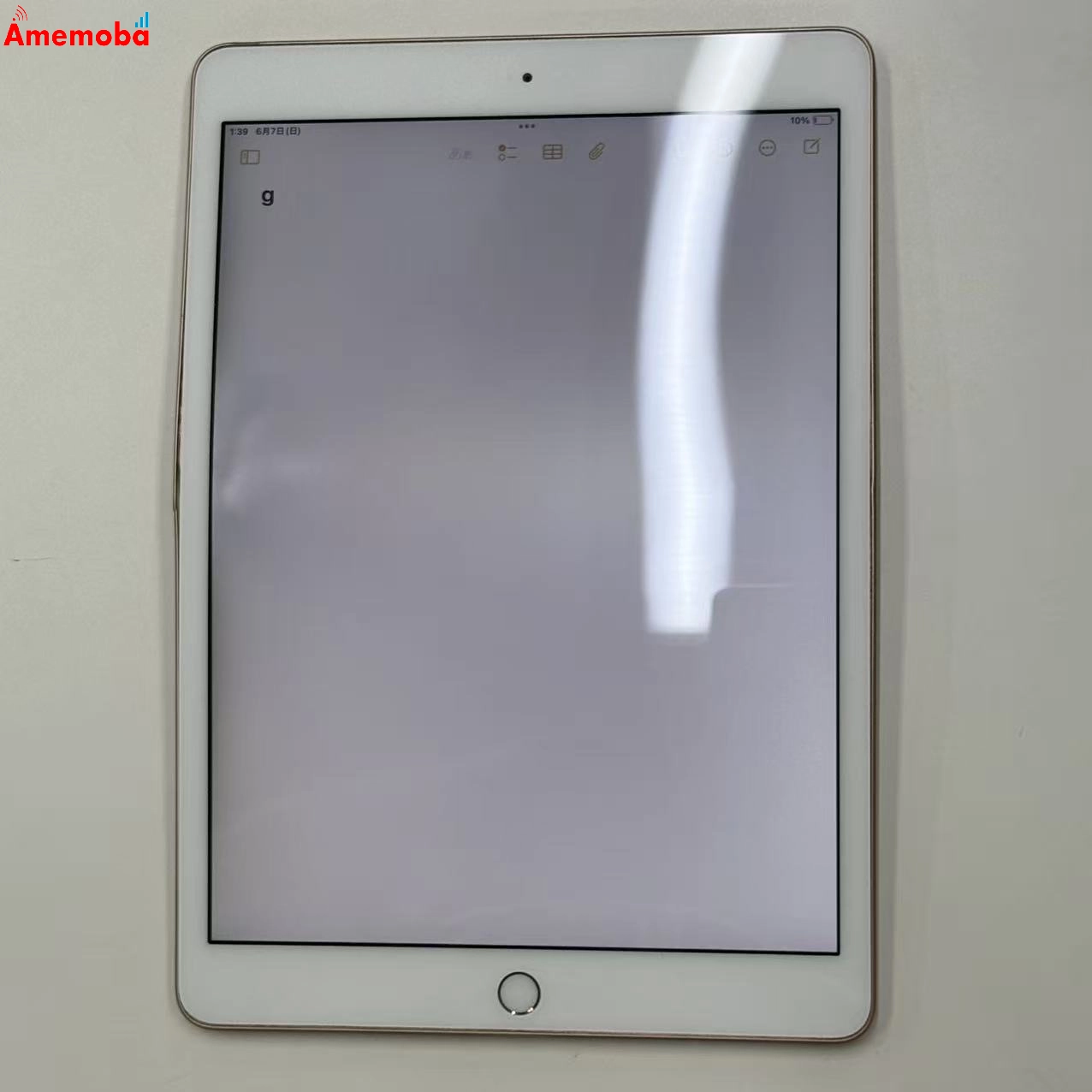 iPad 第7世代 Wi-Fiモデル 128GB ゴールド MW792J/A ジャンク品