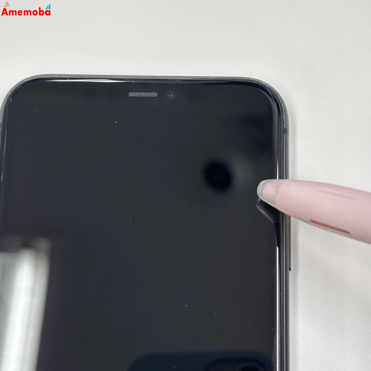 iPhone11 64GB ブラック MWLT2J/A AU版SIMフリー 訳あり品 au