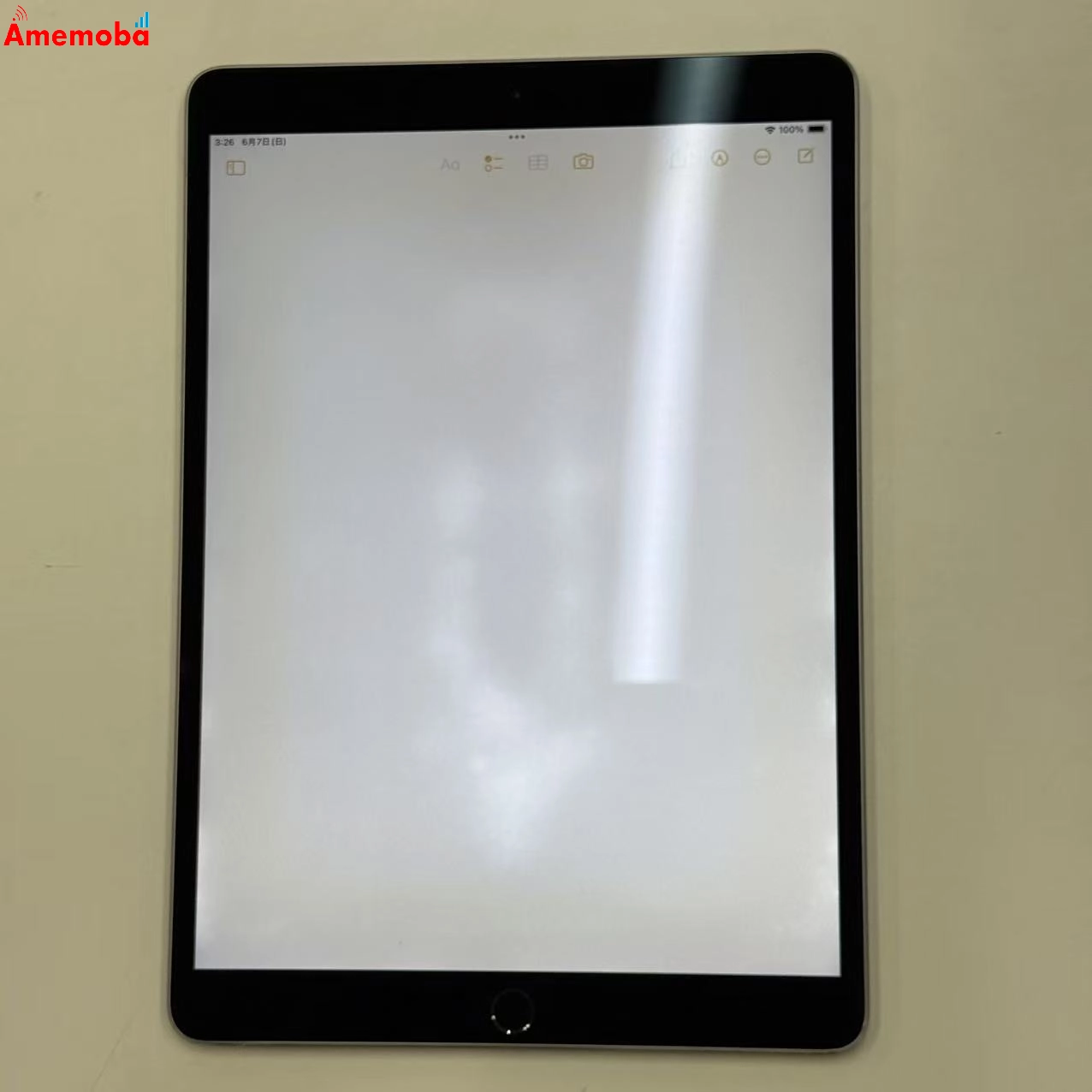 iPad Pro 10.5インチ Wi-Fiモデル 256GB スペースグレイ MPDY2J/A ジャンク品