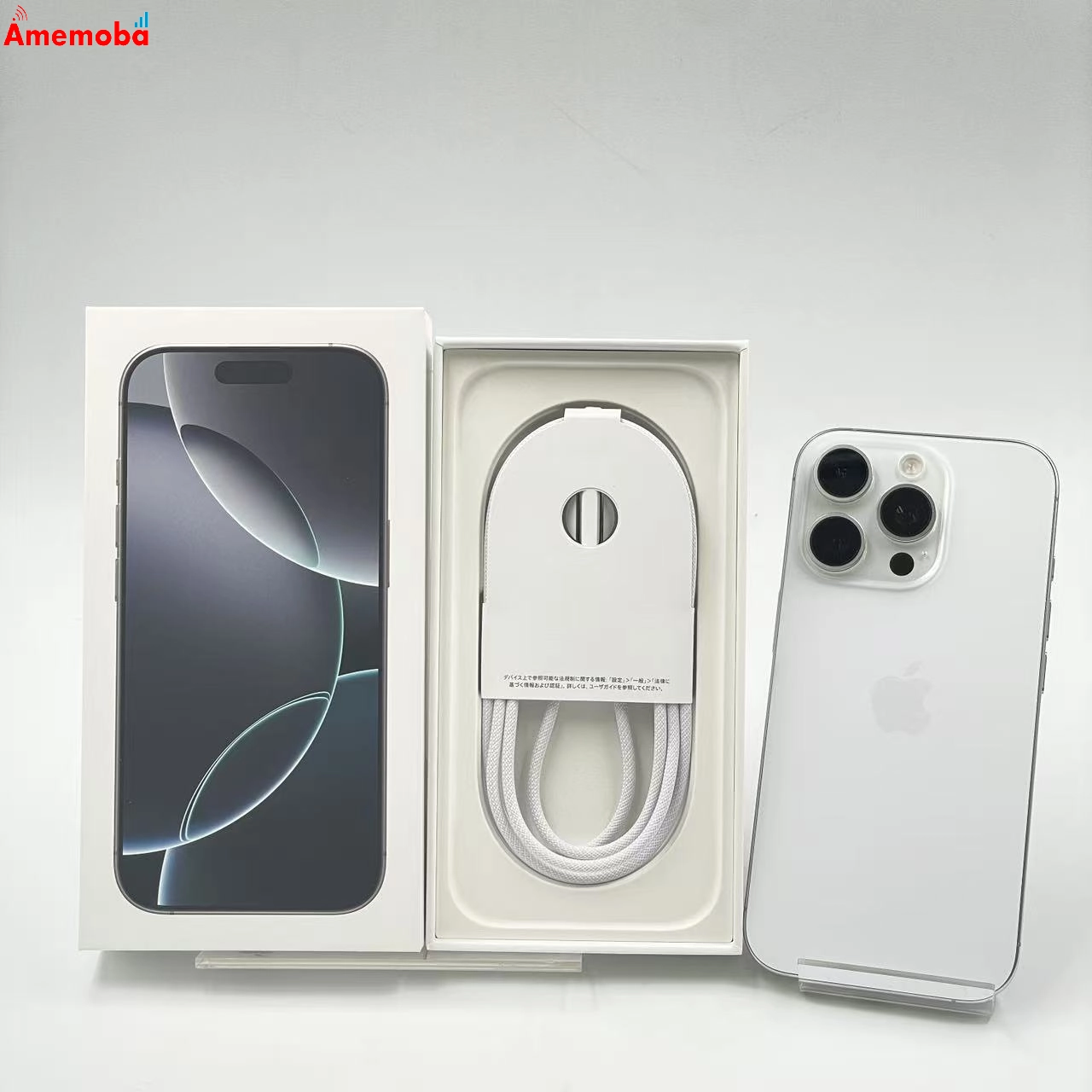 iPhone16 Pro 128GB ホワイトチタニウム MYMW3J/A Apple版SIMフリー 新品同様