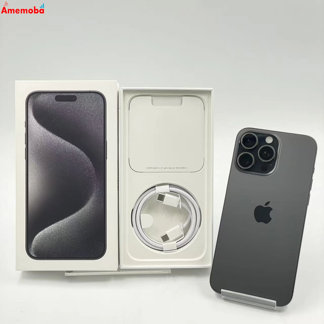 iPhone15 Pro Max 256GB ブラックチタニウム MU6P3J/A Apple版SIMフリー 美品