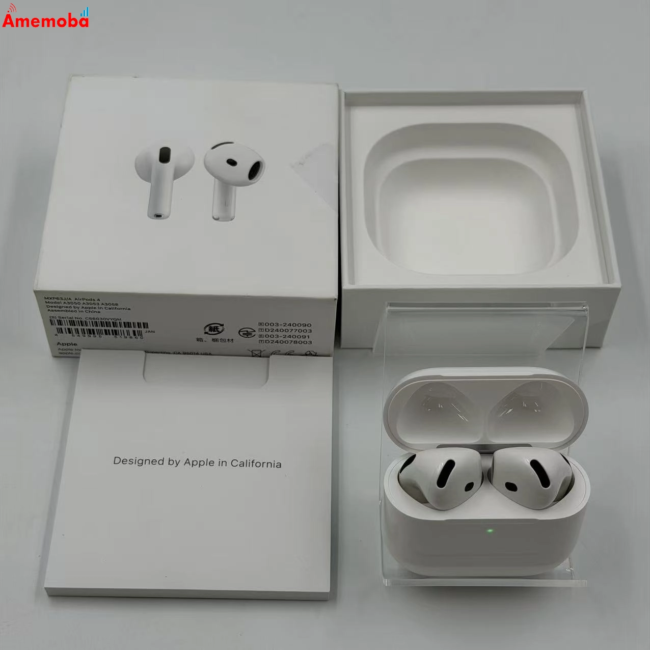AirPods 第4世代 - ホワイト MXP63J/A   美品