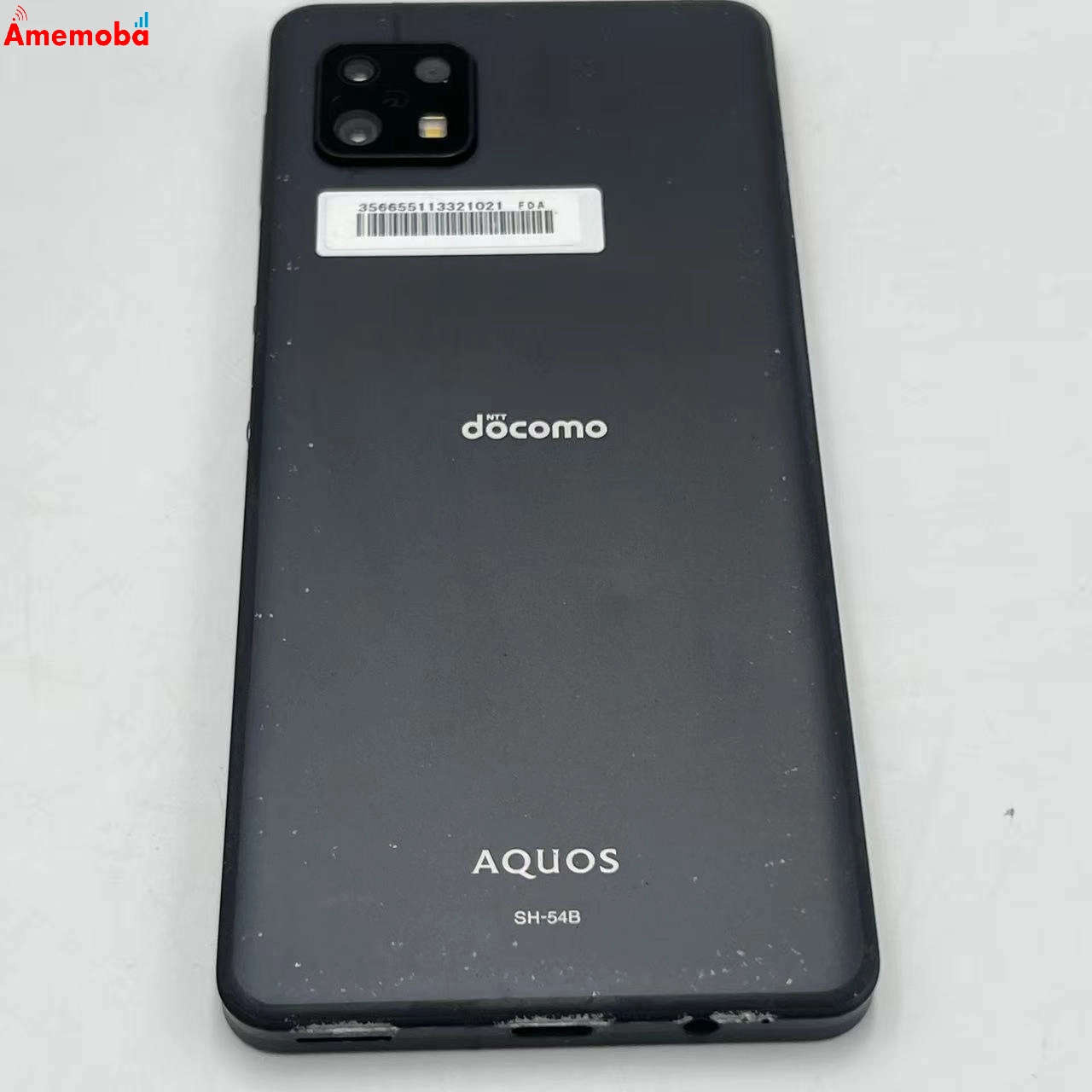 AQUOS sense6 4GB/64GB ブラック SH-54B docomo版SIMフリー ジャンク品