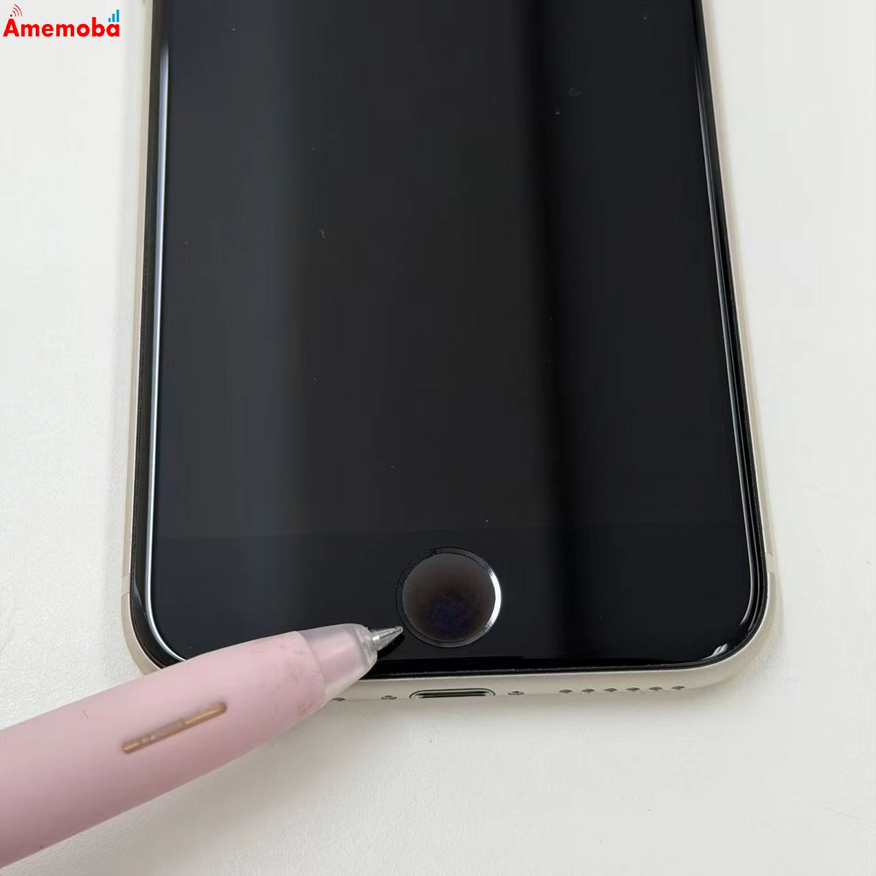 iPhoneSE 第3世代 64GB スターライト MMYD3J/A AU版SIMフリー  訳あり品