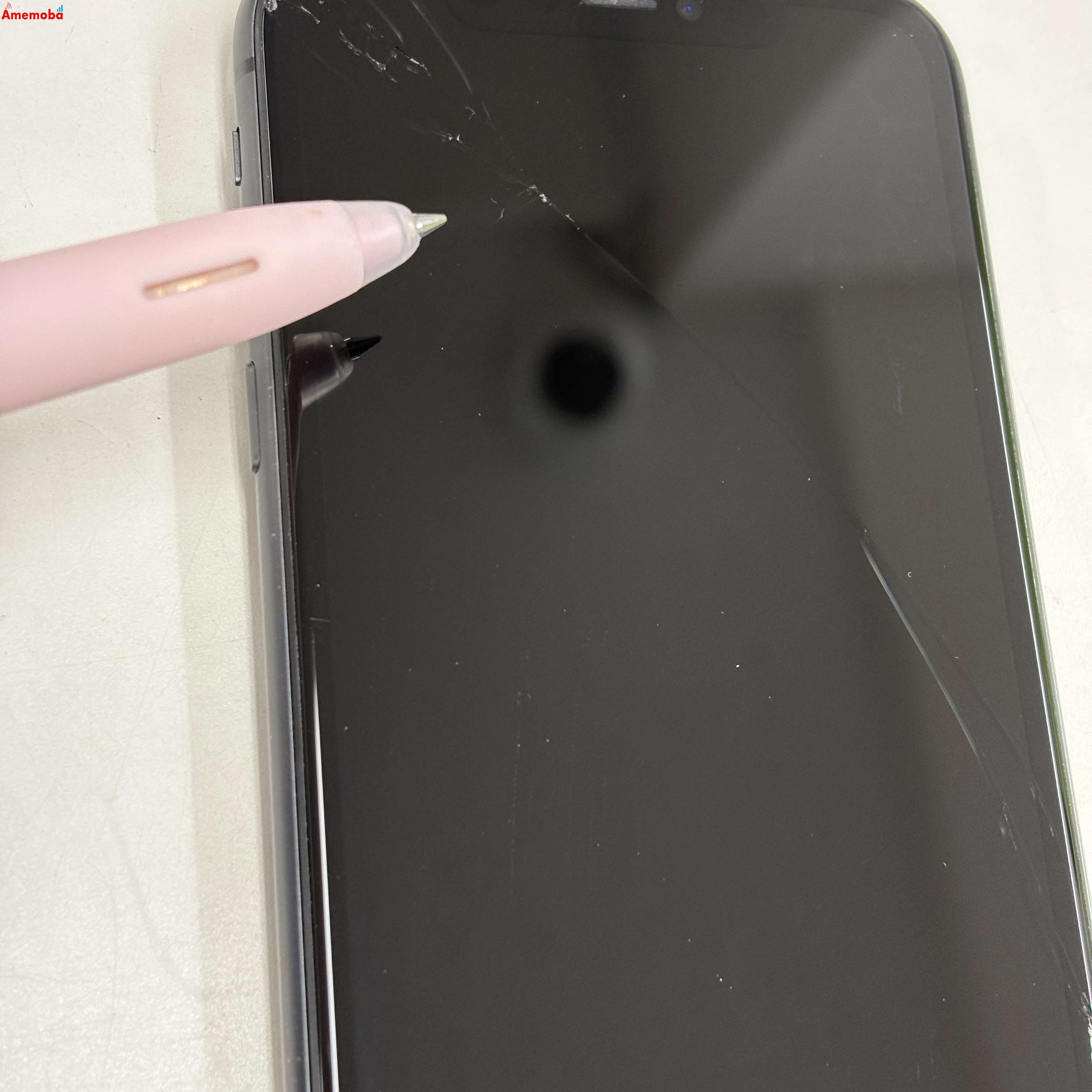 iPhone11 64GB ブラック MWLT2J/A AU版SIMフリー ジャンク品 au