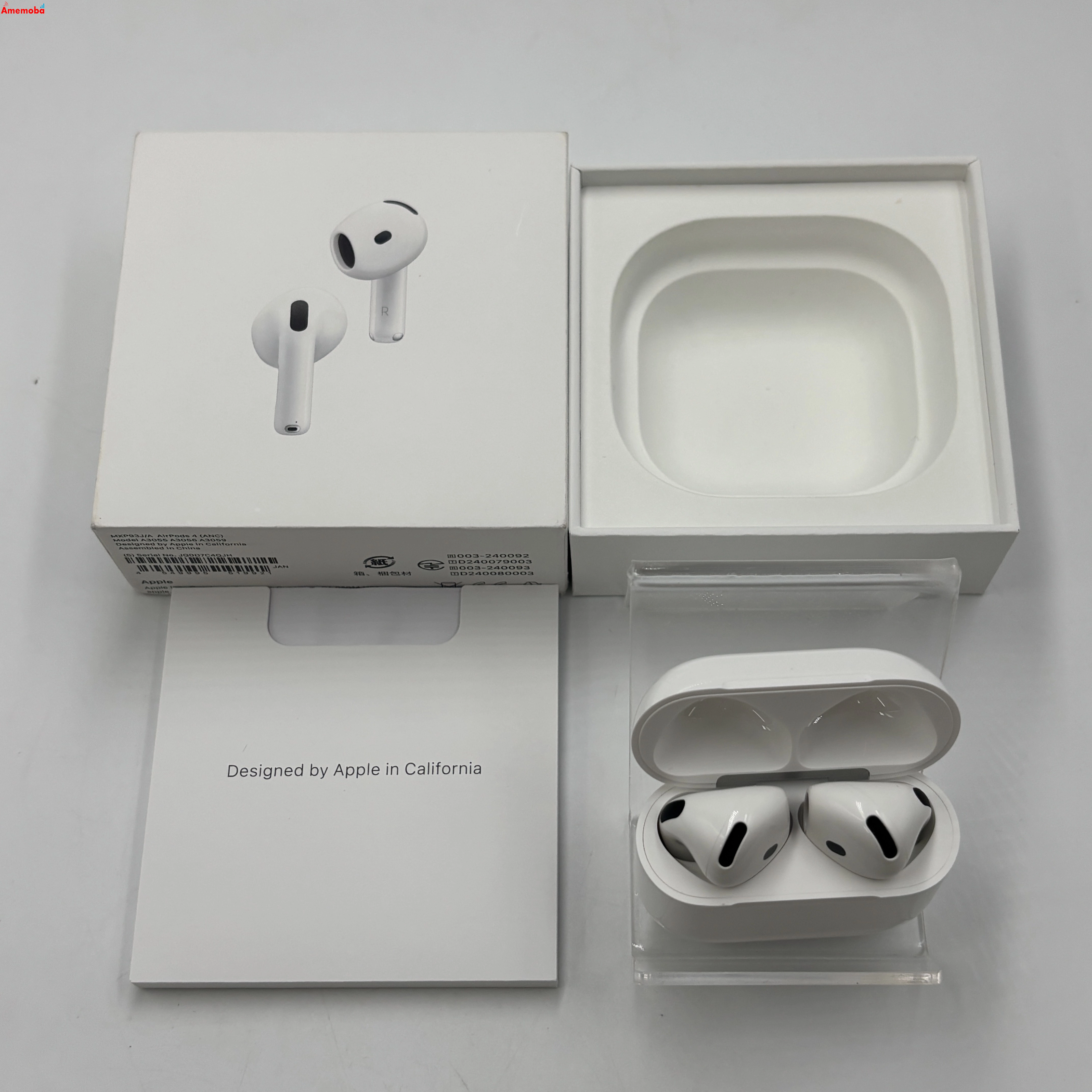 AirPods 第4世代 アクティブノイズキャンセリング搭載 ホワイト MXP93J/A