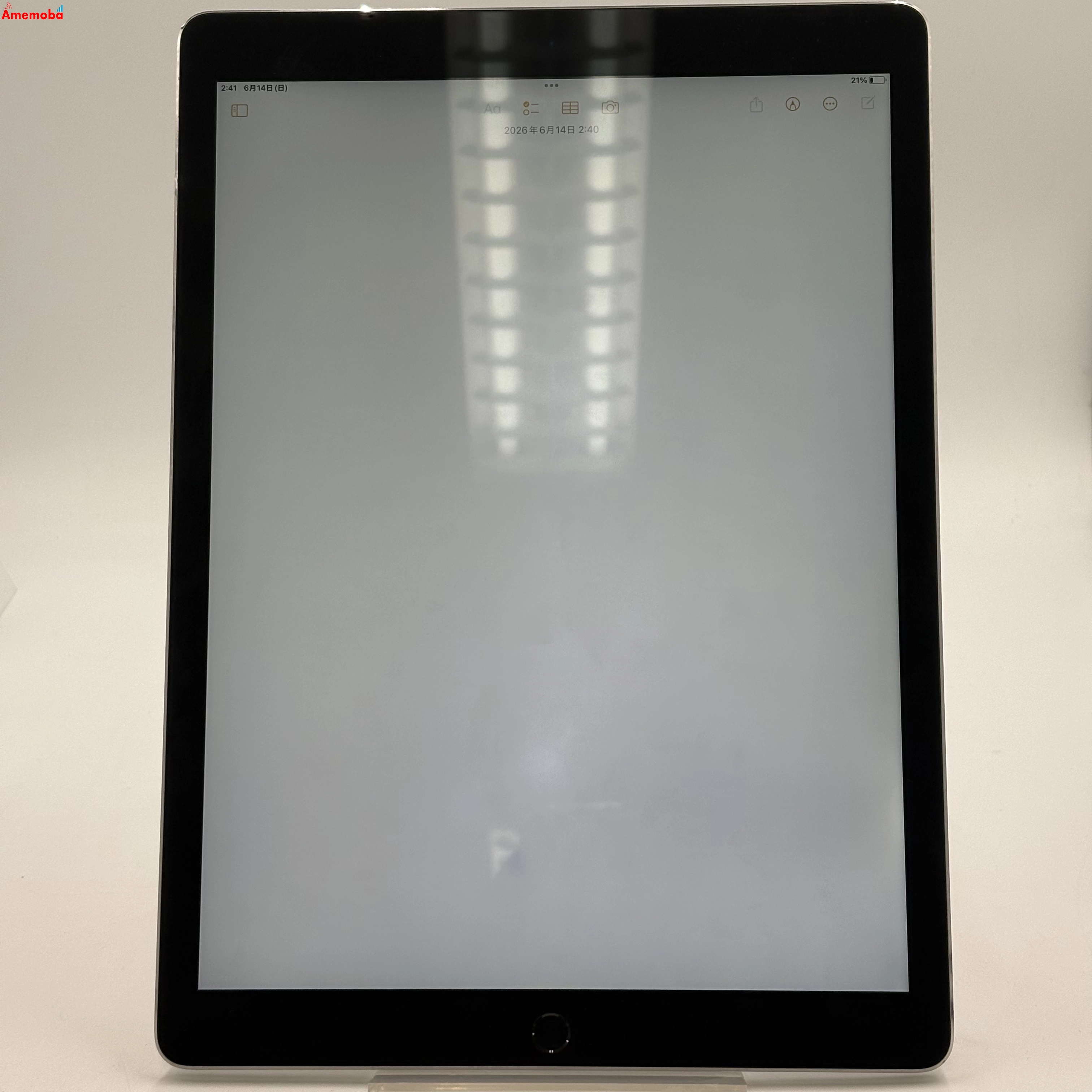 iPad Pro 12.9インチ 第1世代 Wi-Fiモデル 128GB スペースグレイ ML0N2J/A 訳あり品