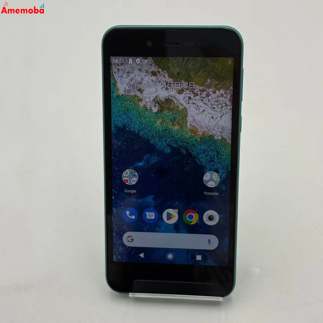 Android one s3 32GB ターコイズ S3-SH SoftBank版SIMフリー 極美品