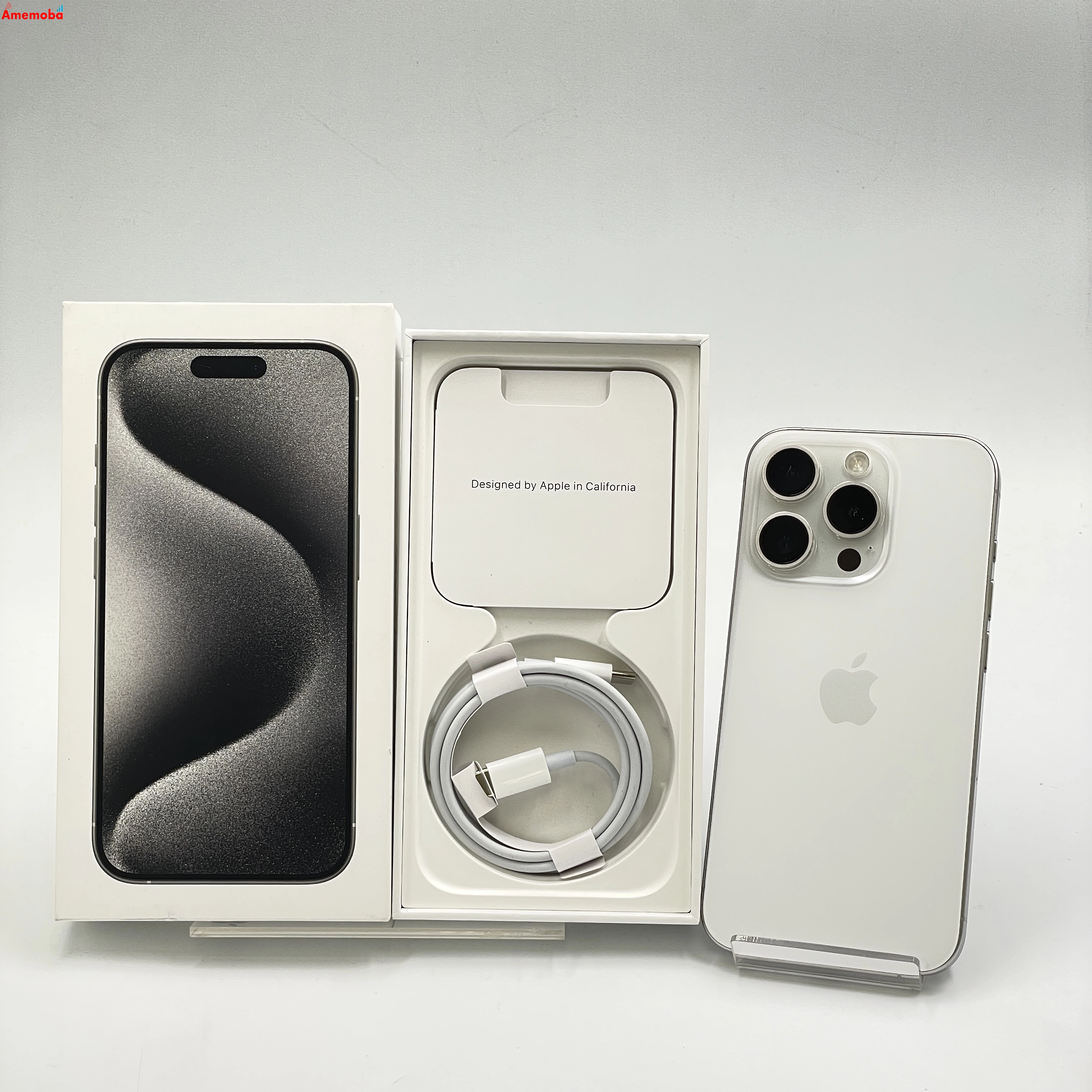 iPhone15 Pro 256GB ホワイトチタニウム MTUD3J/A SoftBank版SIMフリー