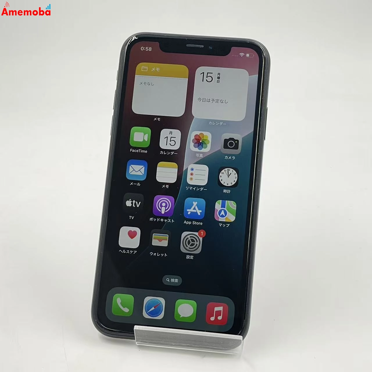 iPhoneXR 128GB ブラック MRY92BR/A 海外版SIMフリー ジャンク品
