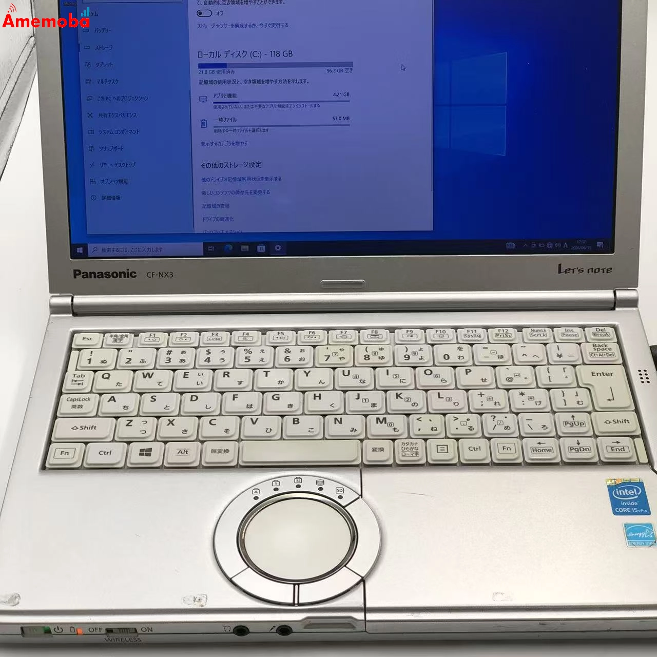 Let's note NX3 CF-NX3 Core i5-4300U 1.90GHz 2.49GHz 4GB 128GB (satassd) シルバー CF-NX3GDHCS ジャンク品 4GB/128GB (satassd)