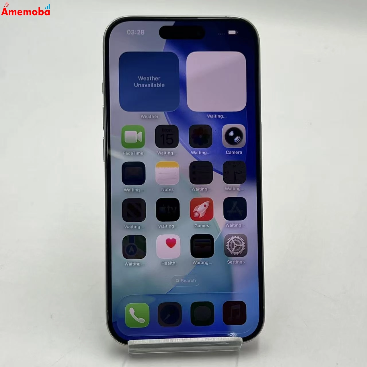 iPhone15 Pro 128GB ホワイトチタニウム MTU83J/A SIMフリー 美品