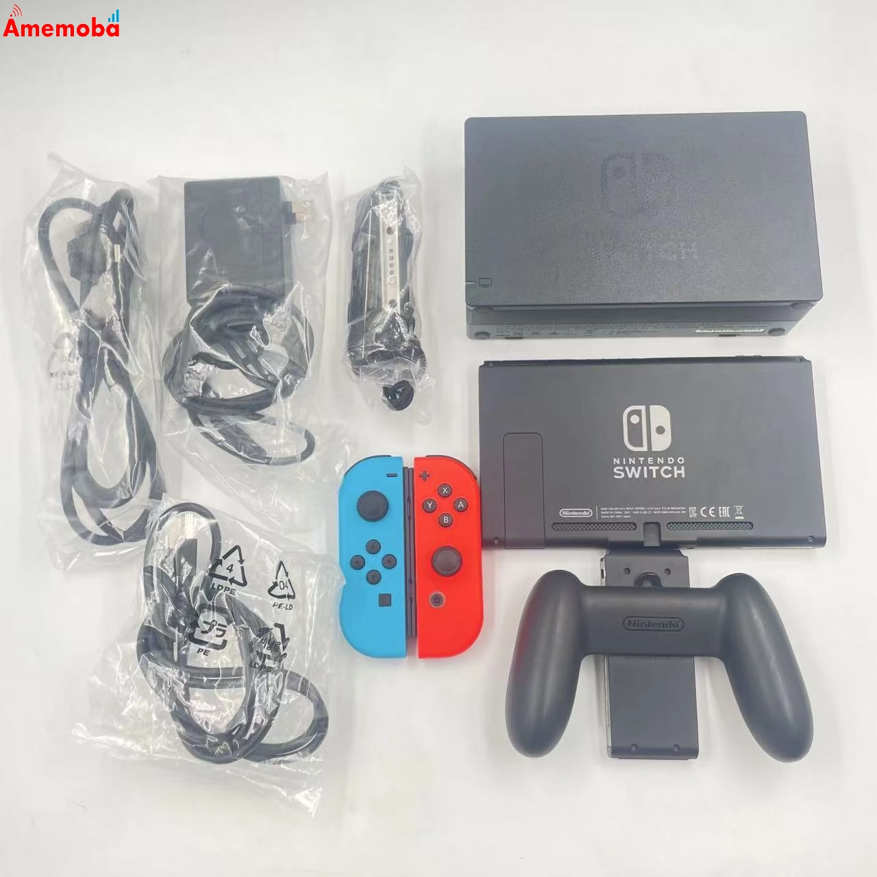 Nintendo Switch 2019年モデル 32GB ネオンブルー/ネオンレッド HAD-S-KABAA 訳あり品