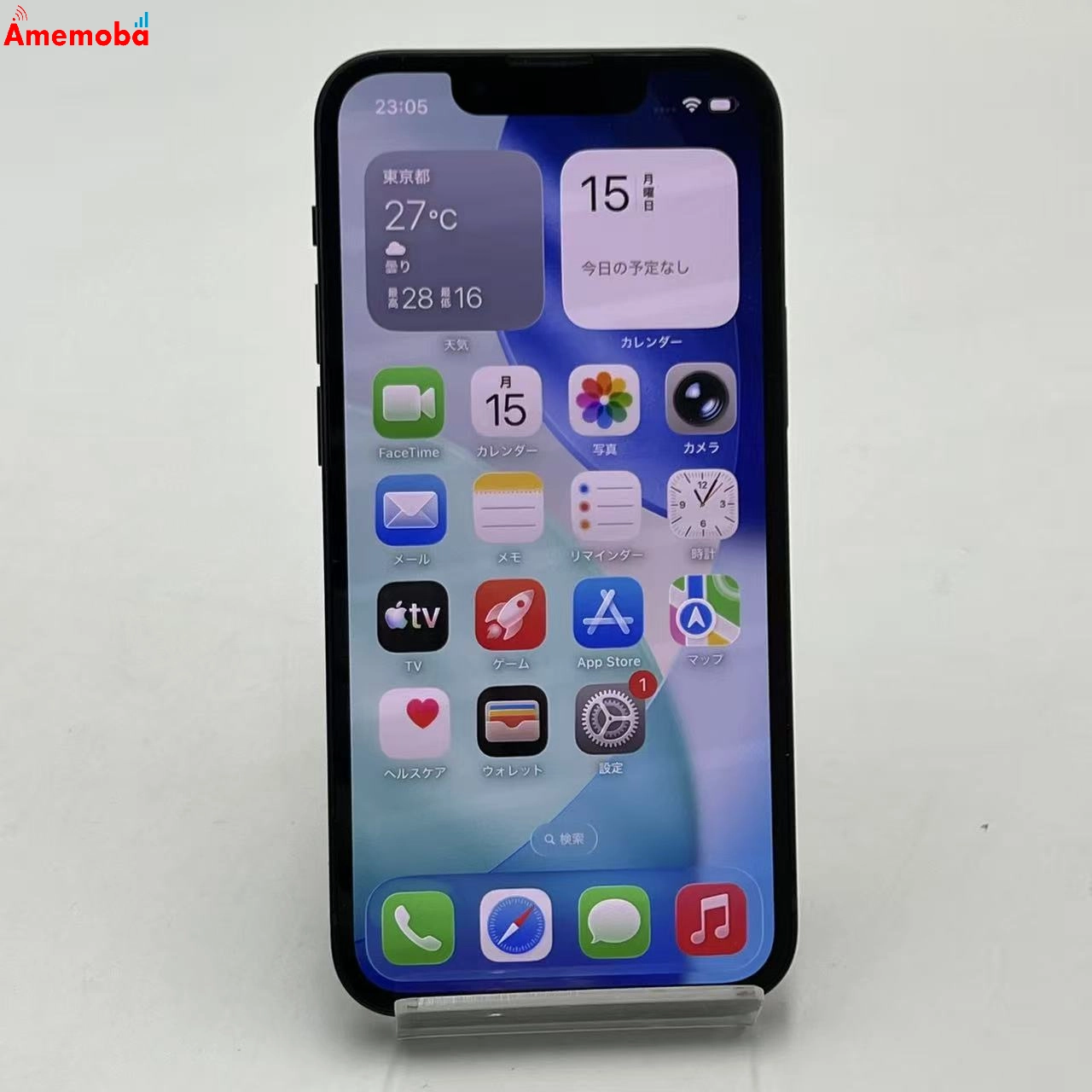 iPhone13 mini 128GB ミッドナイト MLJC3J/A AU版SIMフリー 美品