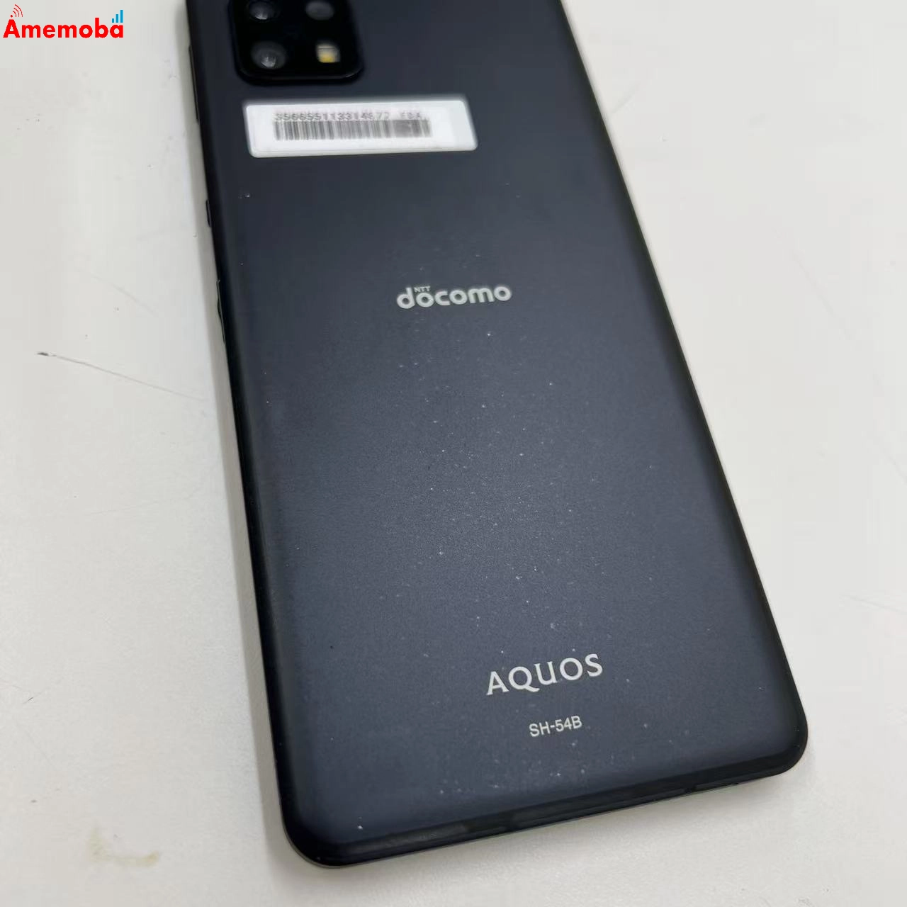 AQUOS sense6 4GB/64GB ブラック SH-54B docomo版SIMフリー ジャンク品