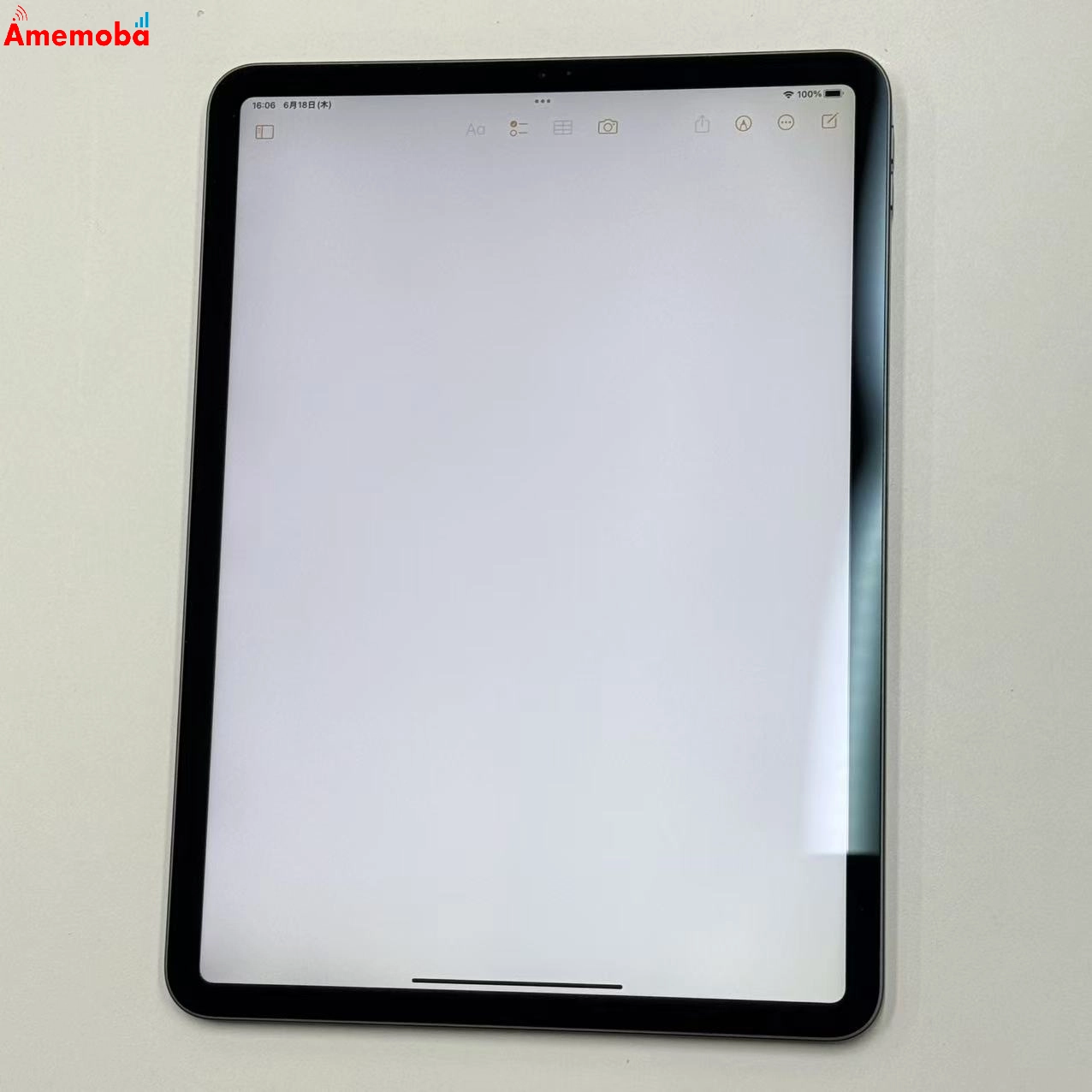 iPad Pro 11インチ 第1世代 Wi-Fiモデル 64GB スペースグレイ MTXN2J/A 訳あり品