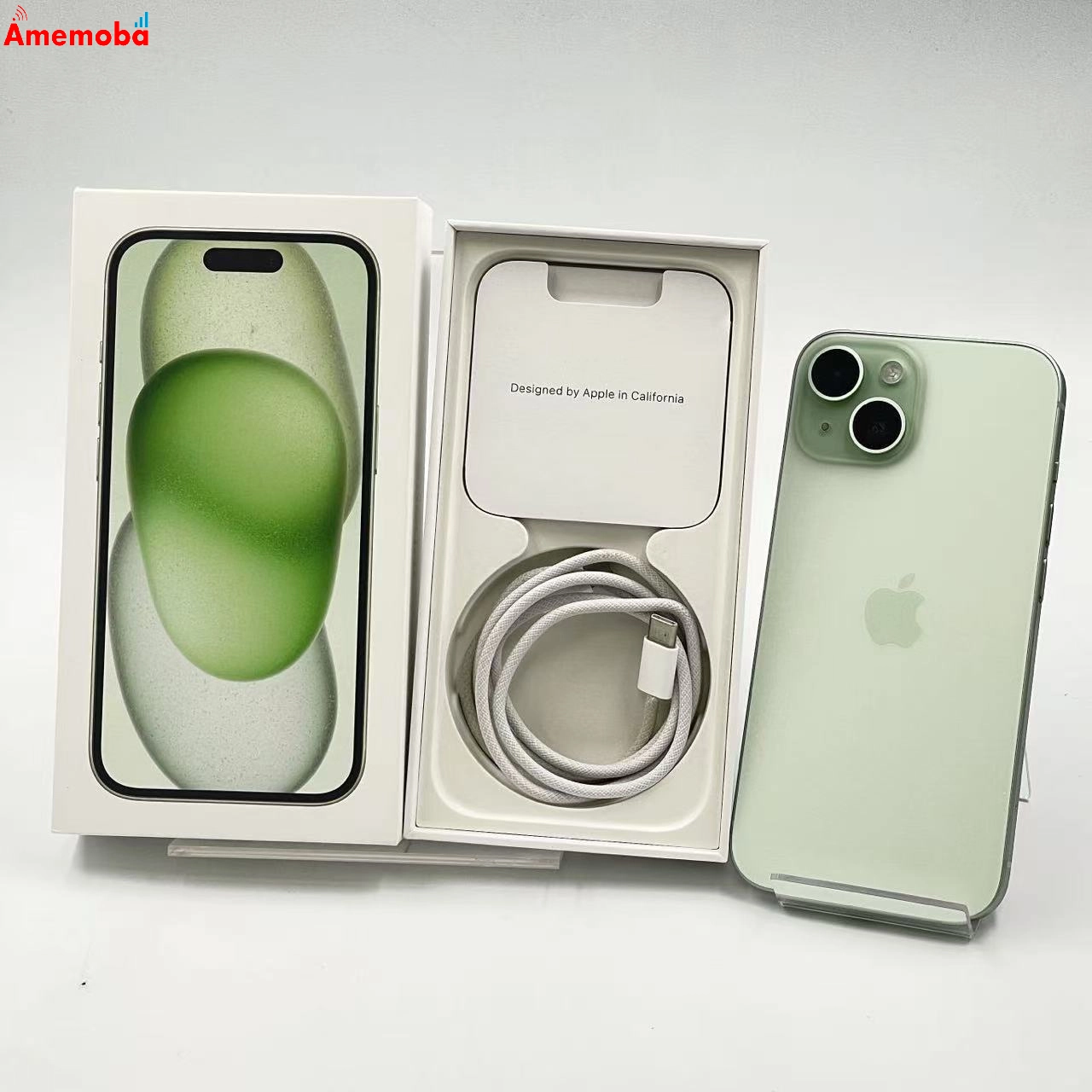 iPhone15 128GB グリーン MTMM3J/A Apple版SIMフリー 極美品