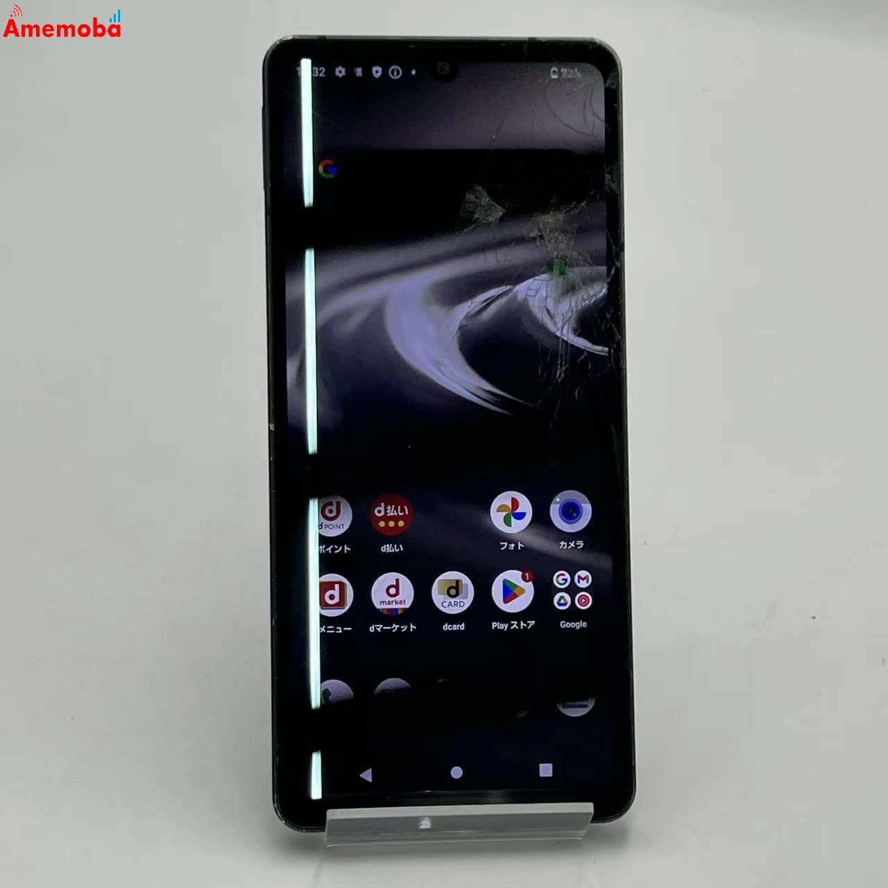 AQUOS sense6 4GB/64GB ブラック SH-54B docomo版SIMフリー ジャンク品