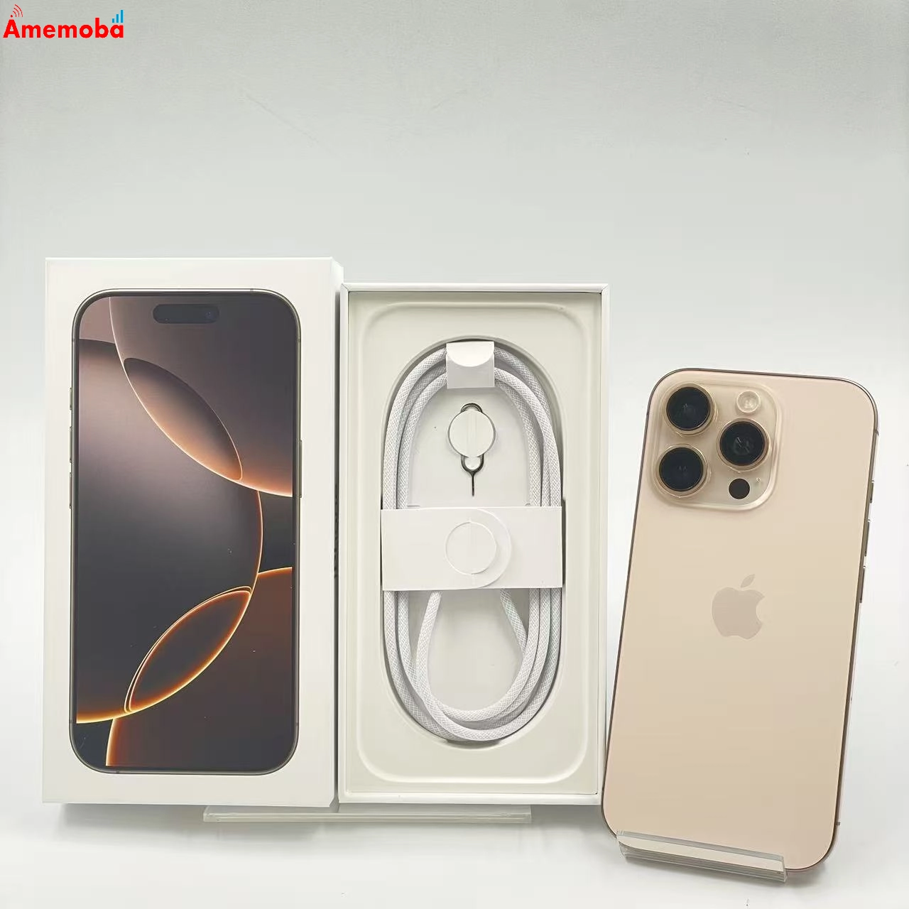iPhone16 Pro 256GB デザートチタニウム MYN23J/A Apple版SIMフリー 美品