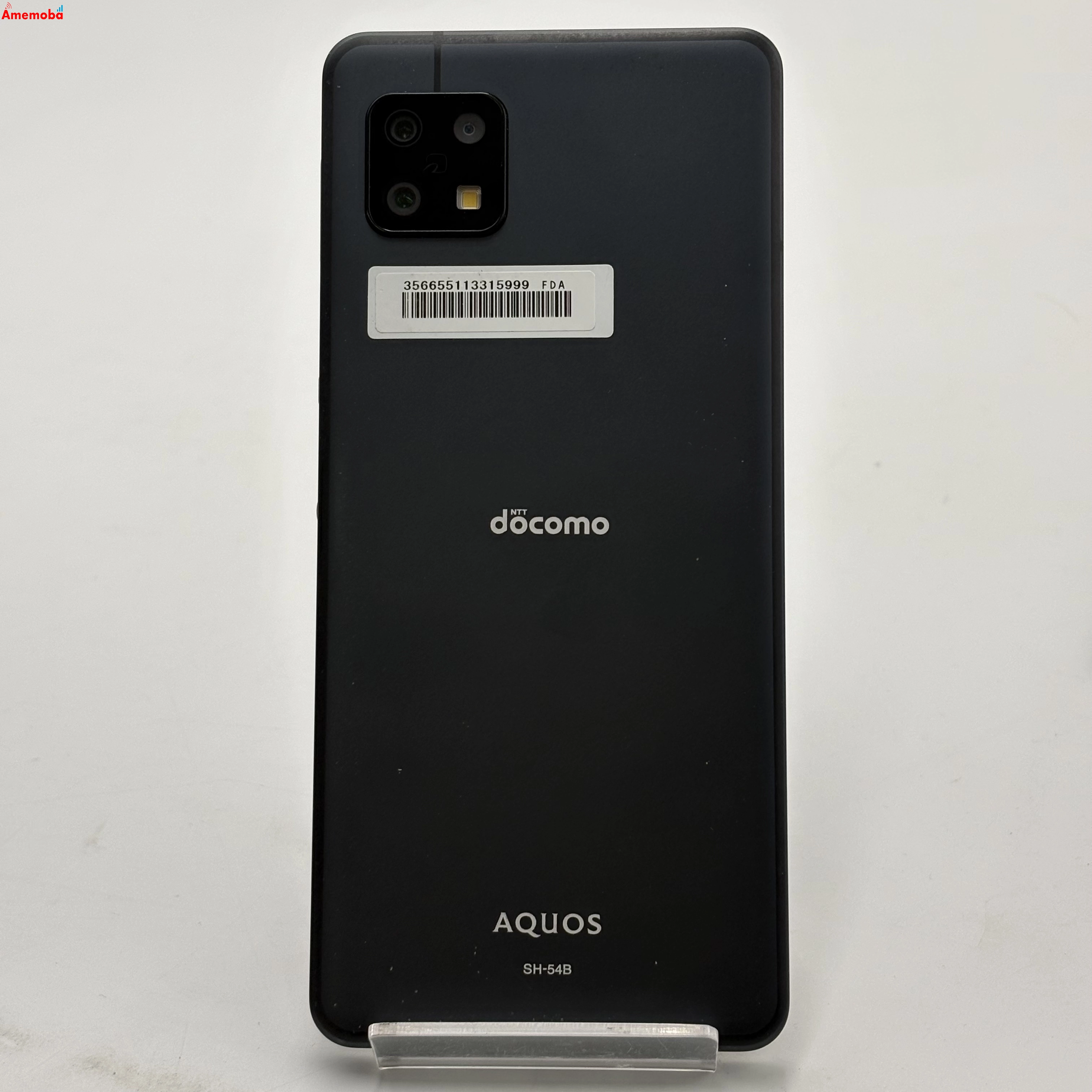 AQUOS sense6 4GB/64GB ブラック SH-54B docomo版SIMフリー 訳あり品