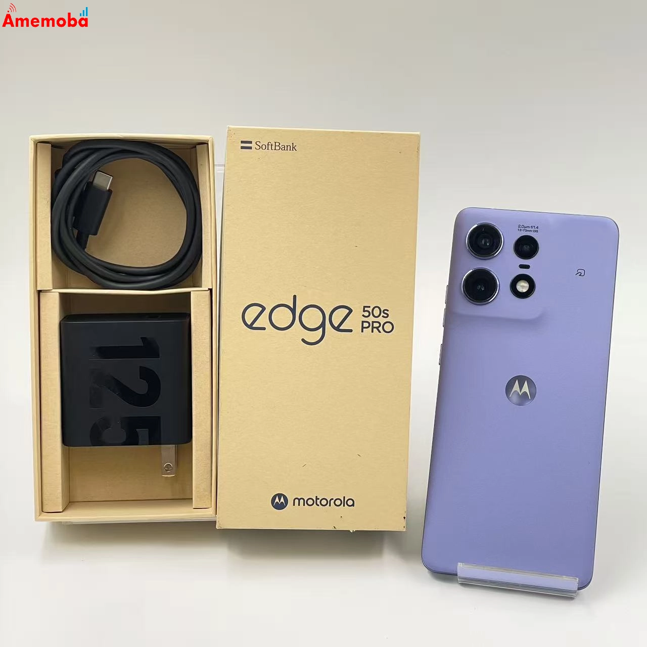 motorola edge 50s pro 8GB/256GB リュクスラベンダー MOSAH1(A402MO) SoftBank版SIMフリー 訳あり品