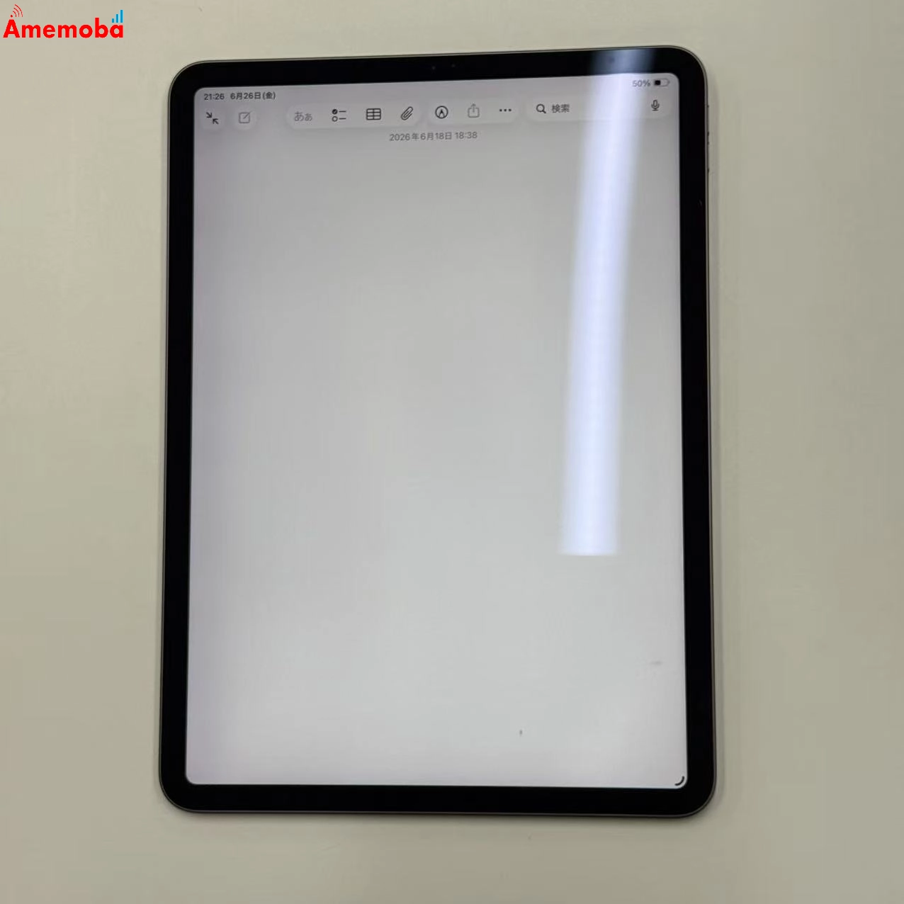 iPad Pro 11インチ 第2世代 Wi-Fiモデル 128GB スペースグレイ MY232J/A 訳あり品