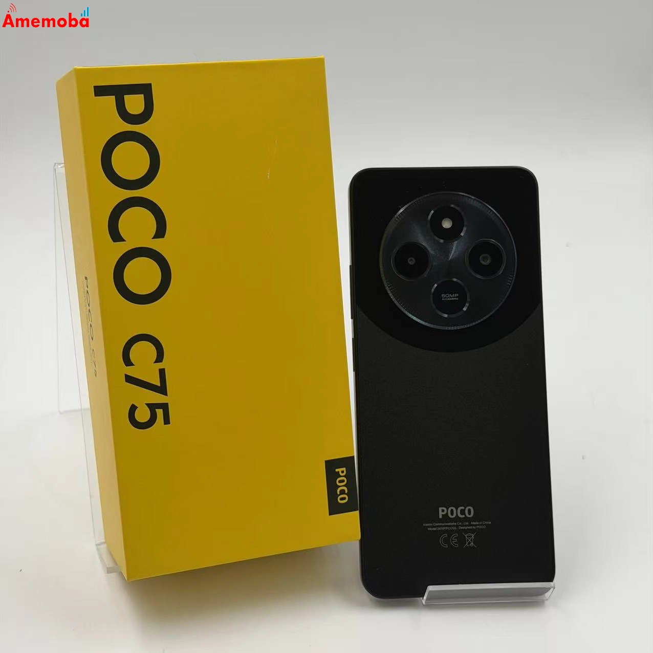 POCO C75 128GB black 2410FPCC5G ストア版SIMフリー 美品