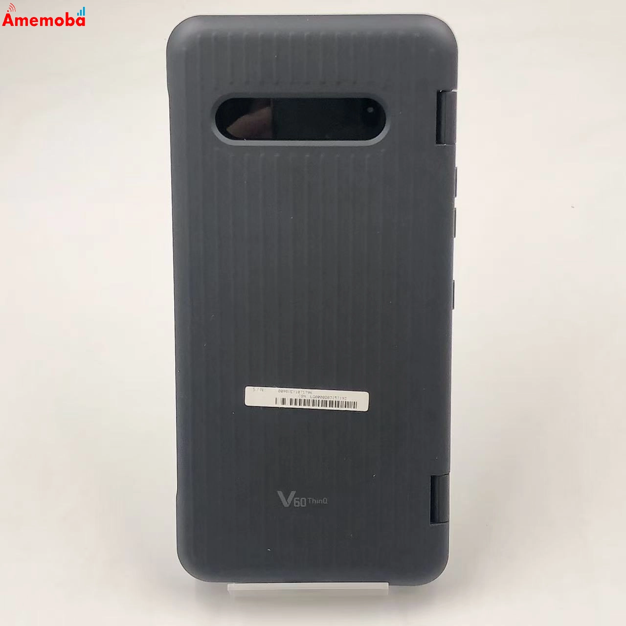 LG デュアルスクリーン ケース LG V60 ThinQ 5G用 Type-Cアダプター付き ブラック LM-V605N 新品同様