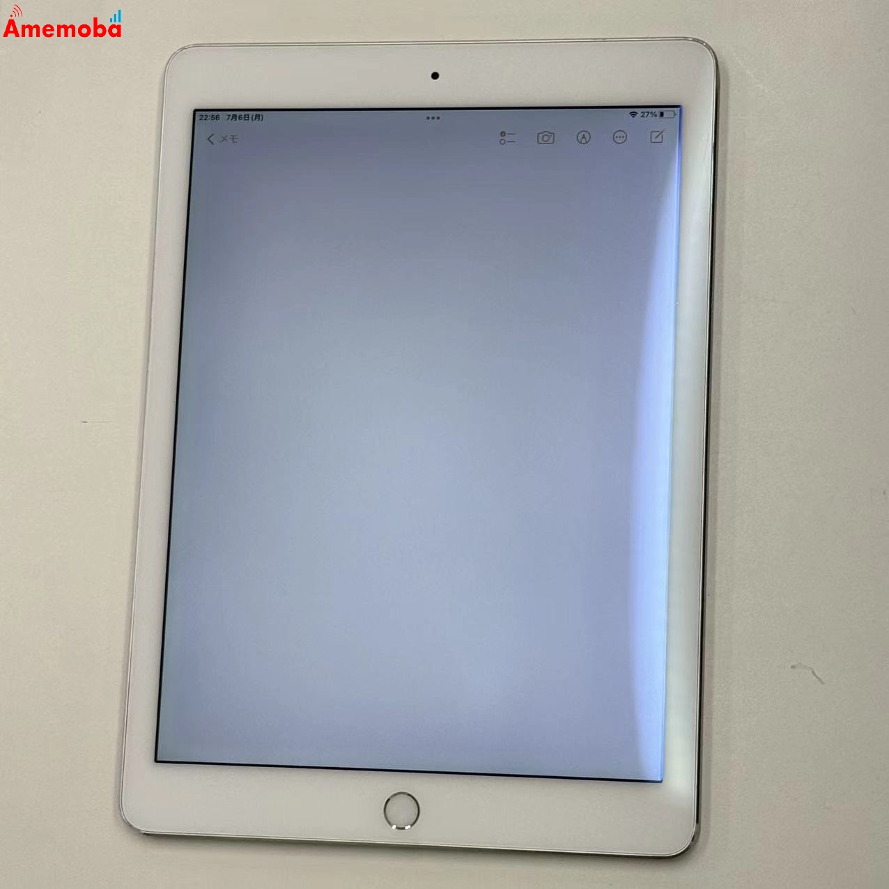 iPad Air 第2世代 WIFI版 128GB シルバー MGTY2CH/A ジャンク品