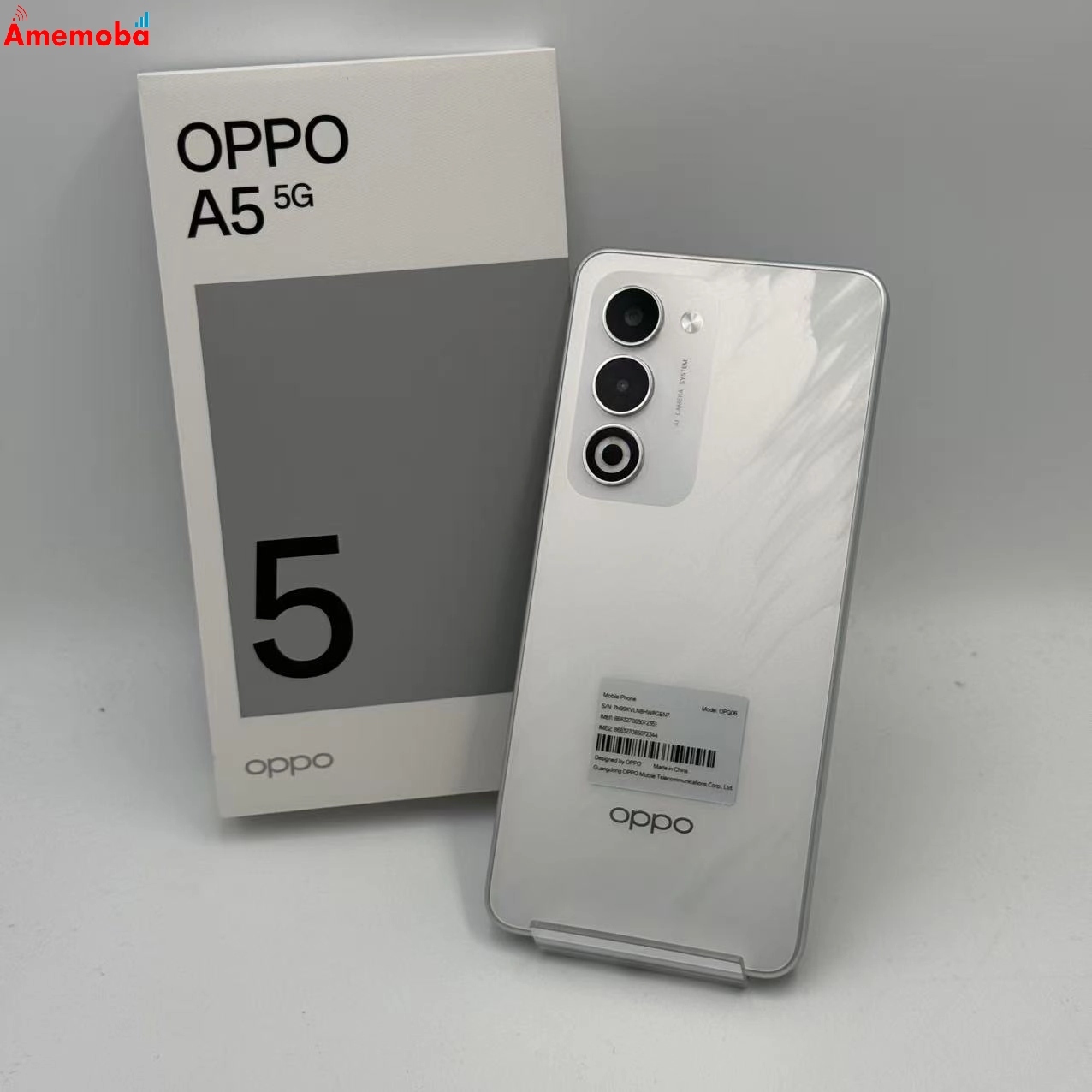 OPPO A5 5G 128GB ホワイト OPG06 AU版SIMフリー 新品未使用 au