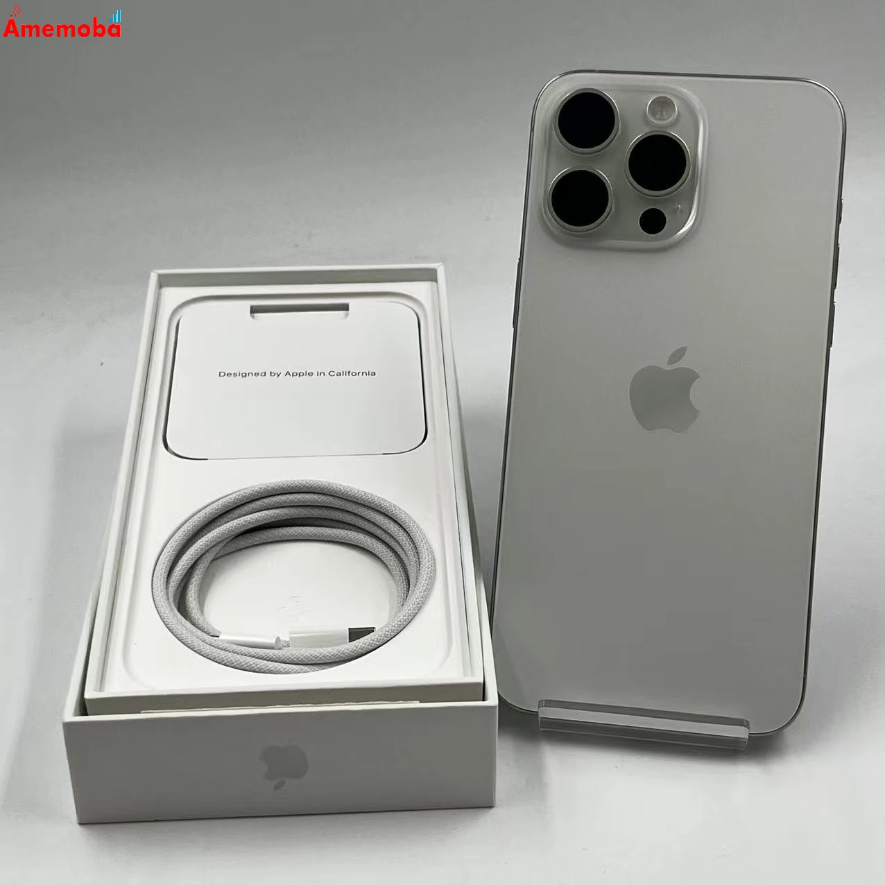iPhone15 Pro Max 512GB ホワイトチタニウム MU6V3J/A Apple版SIMフリー 極美品