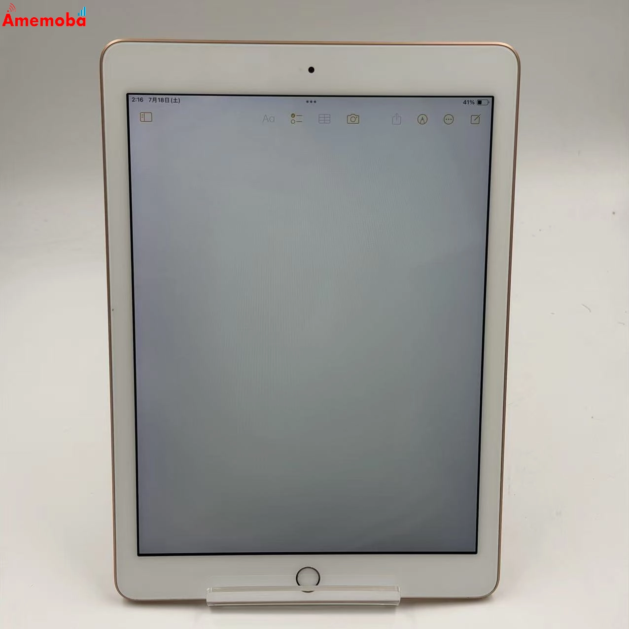 iPad 第6世代 Wi-Fiモデル 32GB ゴールド MRJN2J/A 訳あり品