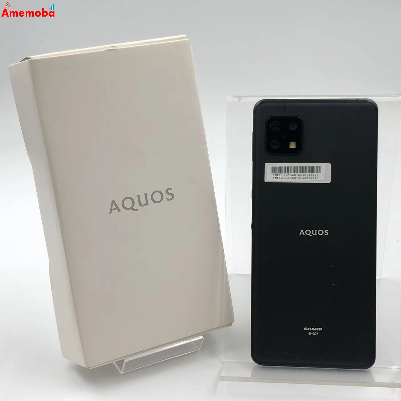 AQUOS sense6s 4GB/64GB ブラック SHG07 AU版SIMフリー