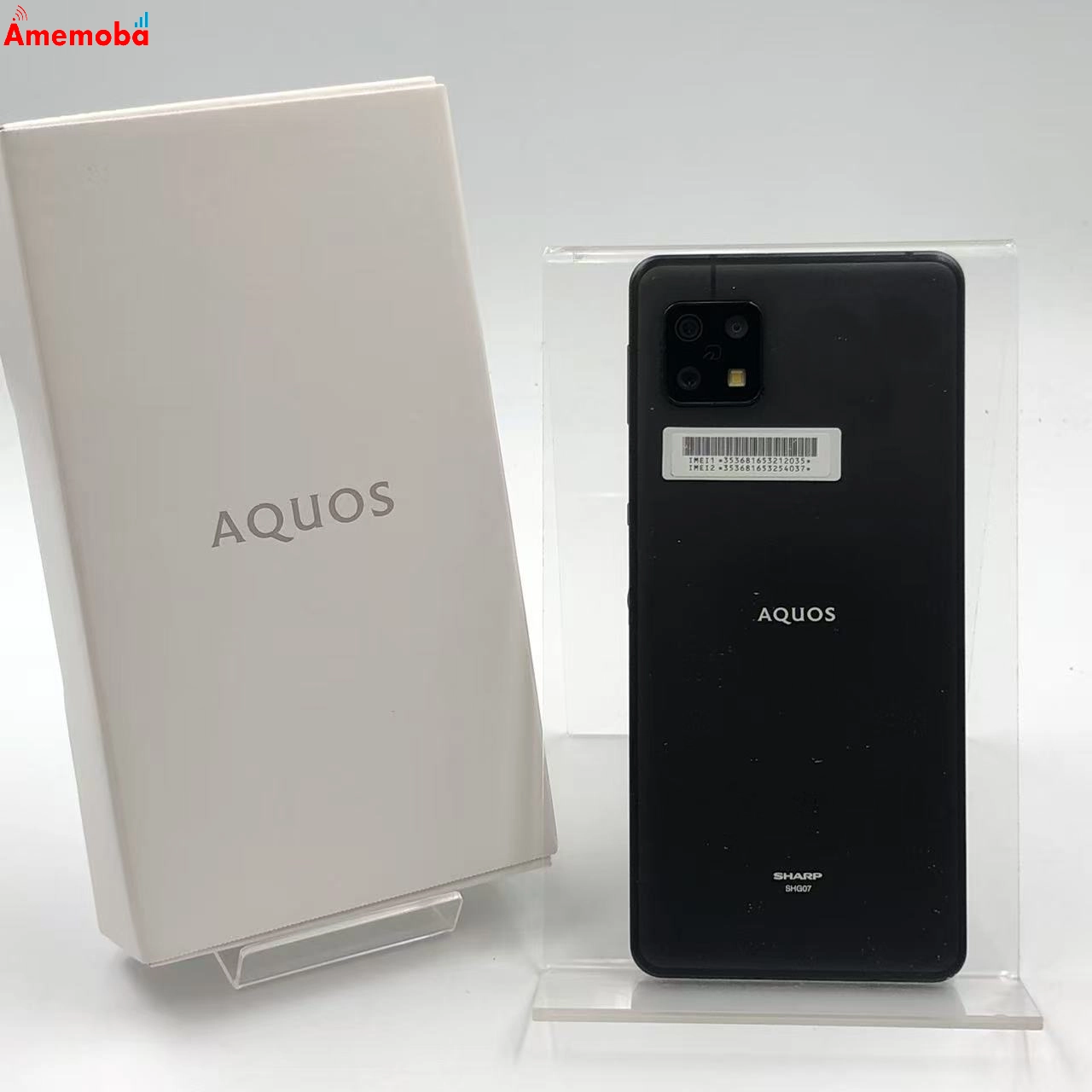 AQUOS sense6s 4GB/64GB ブラック SHG07 AU版SIMフリー