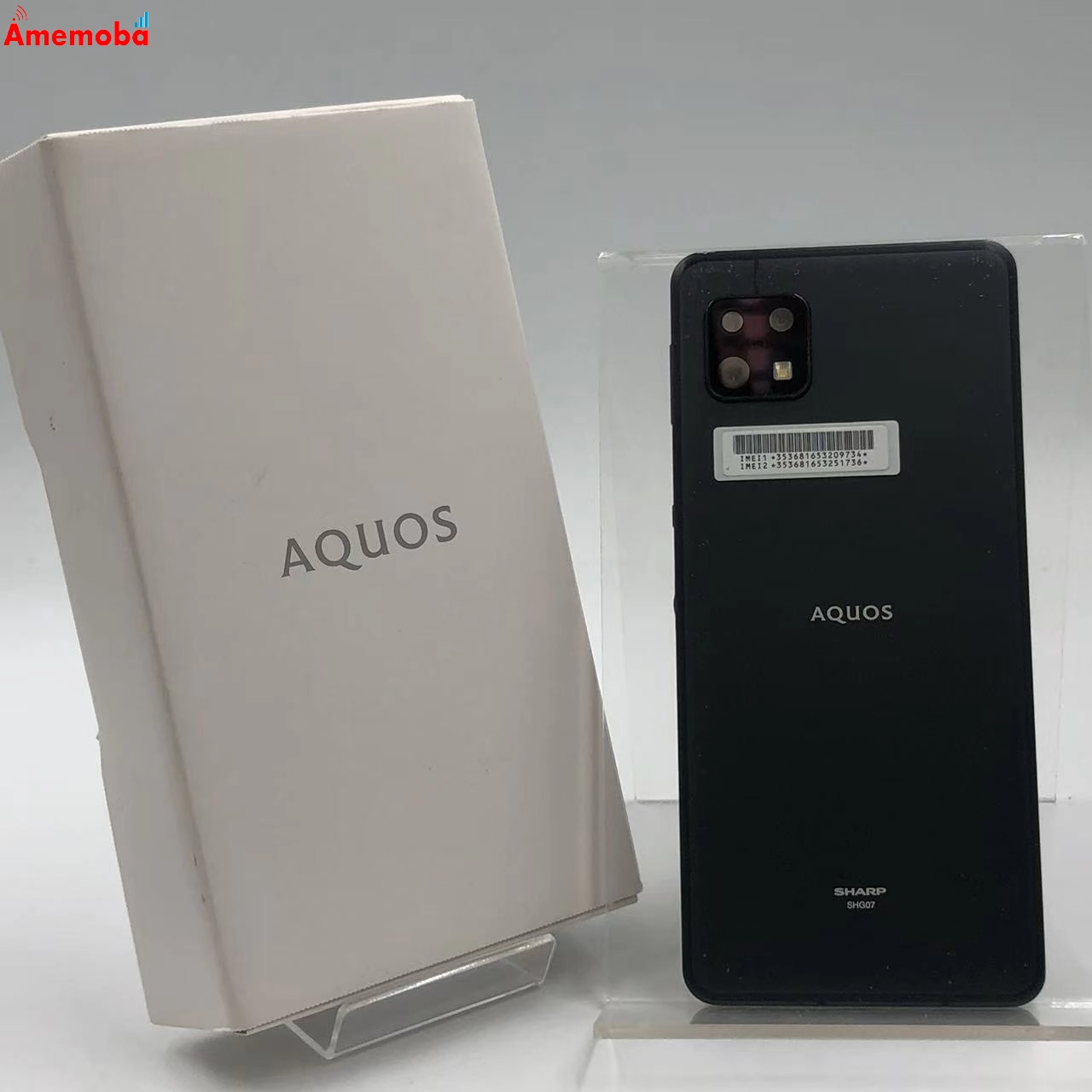 AQUOS sense6s 4GB/64GB ブラック SHG07 AU版SIMフリー