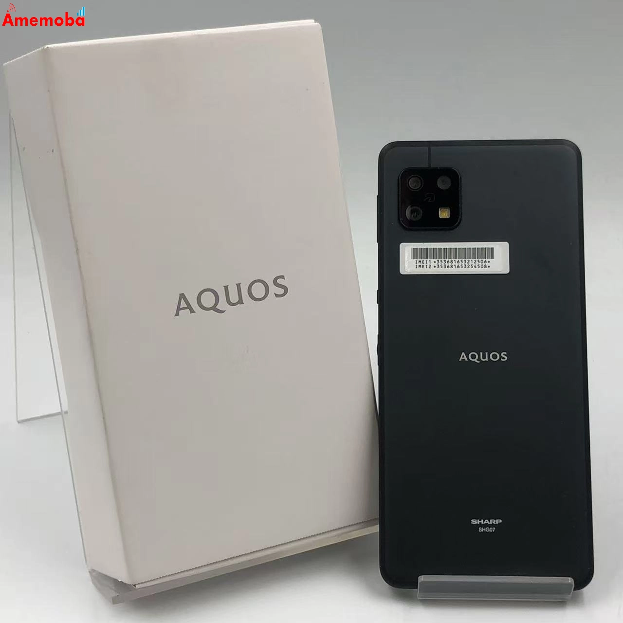 AQUOS sense6s 4GB/64GB ブラック SHG07 AU版SIMフリー