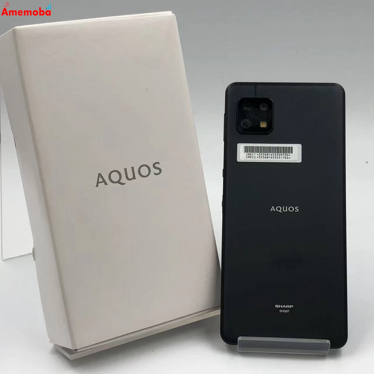 AQUOS sense6s 4GB/64GB ブラック SHG07 AU版SIMフリー