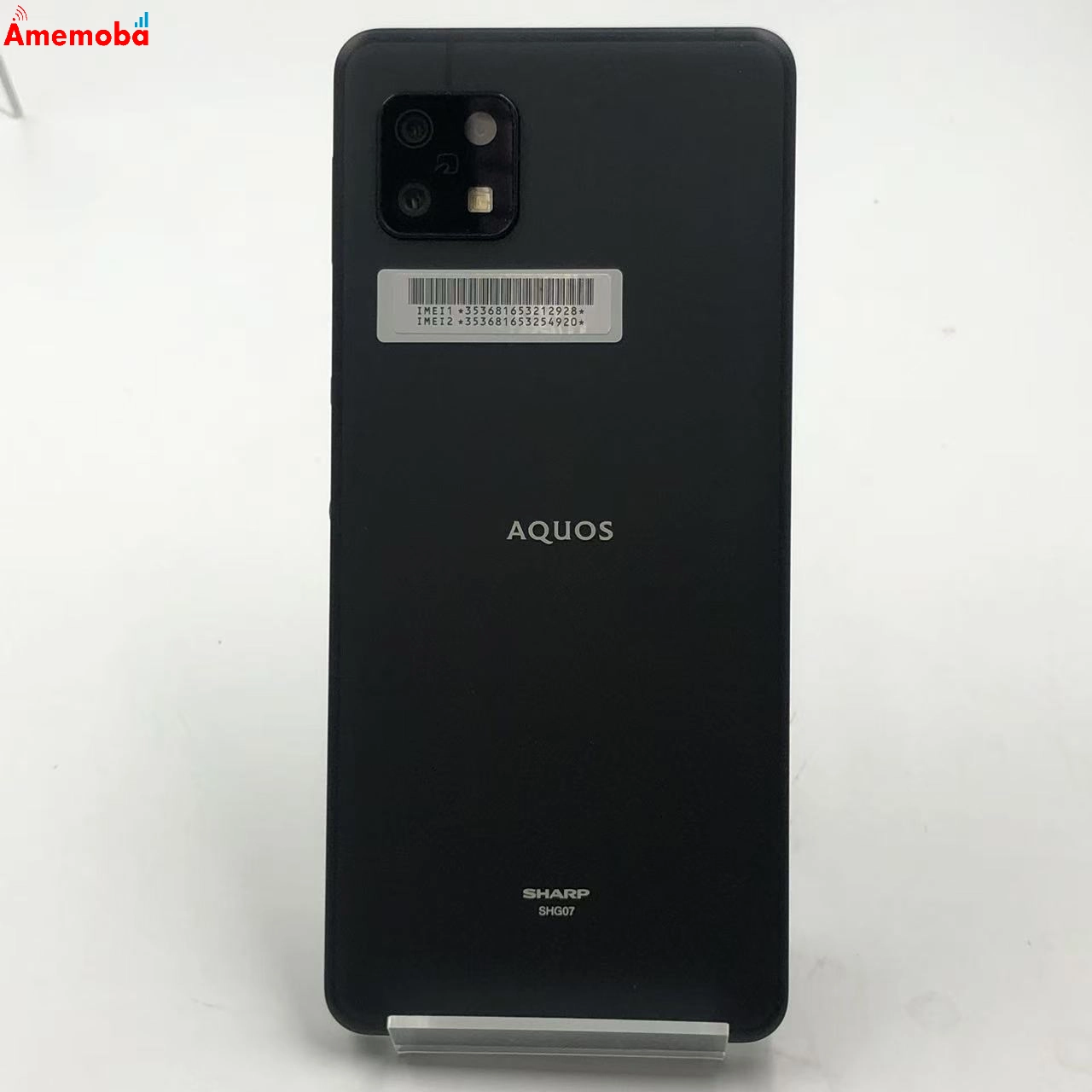 AQUOS sense6s 4GB/64GB ブラック SHG07 AU版SIMフリー
