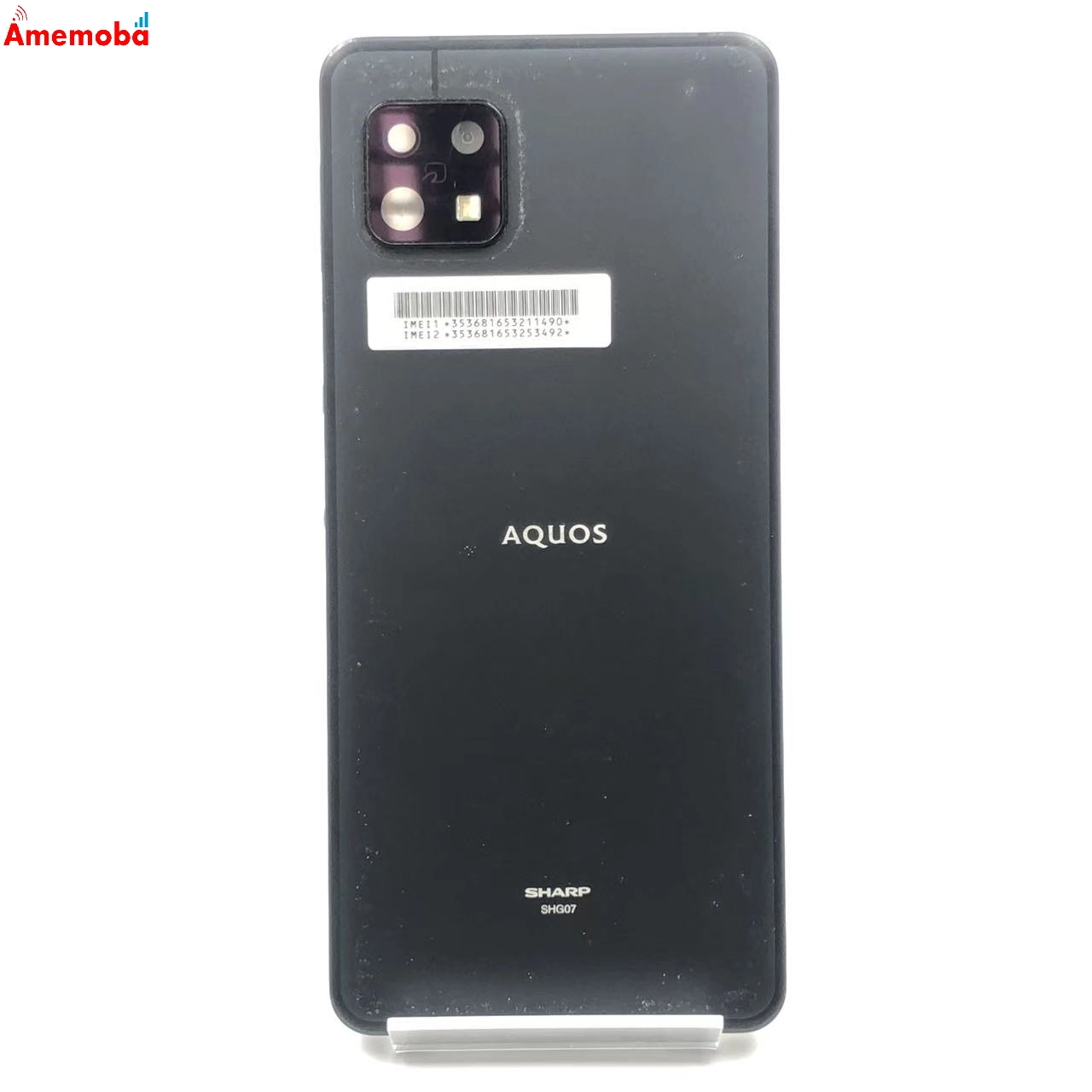 AQUOS sense6s 4GB/64GB ブラック SHG07 AU版SIMフリー 訳あり品