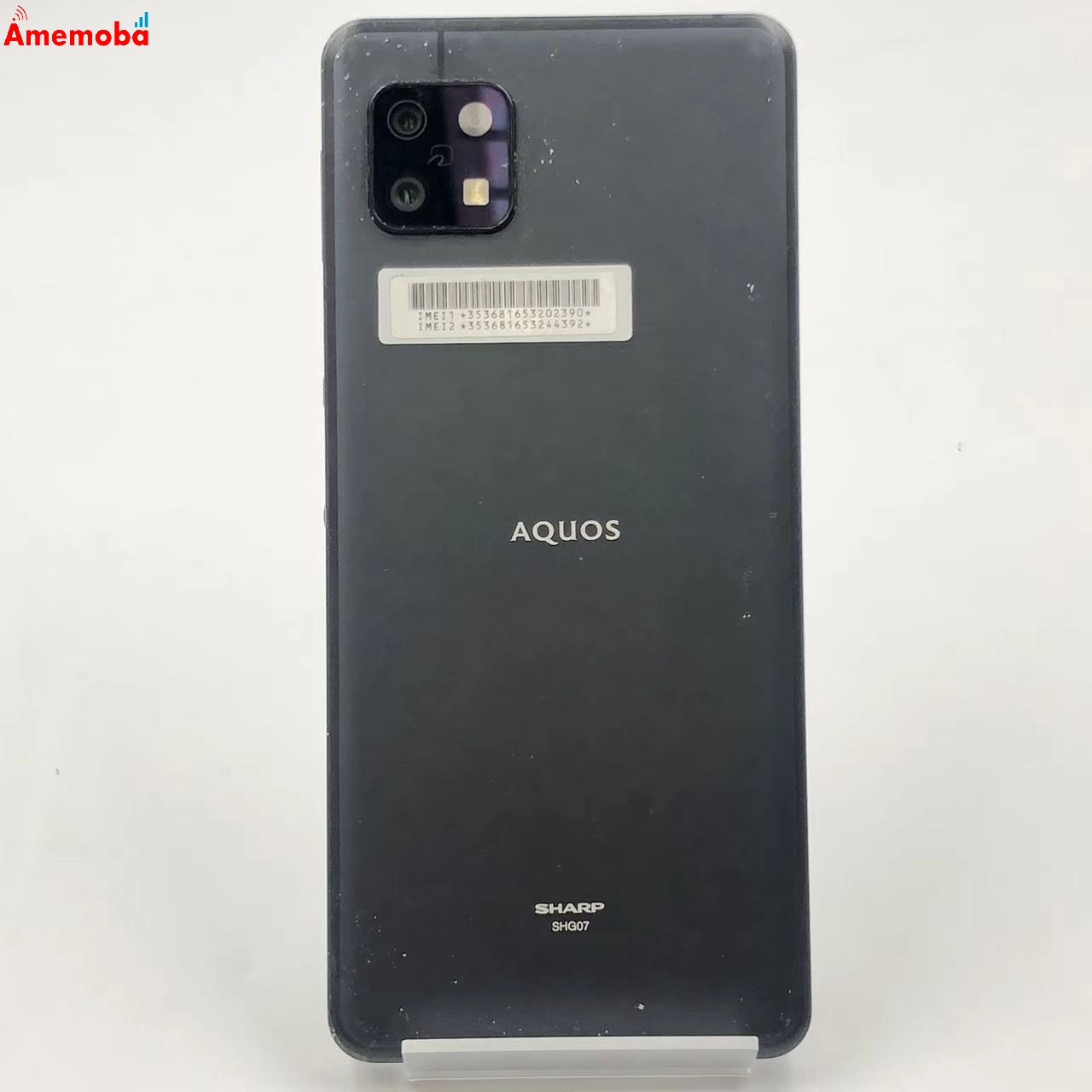 AQUOS sense6s 4GB/64GB ブラック SHG07 AU版SIMフリー
