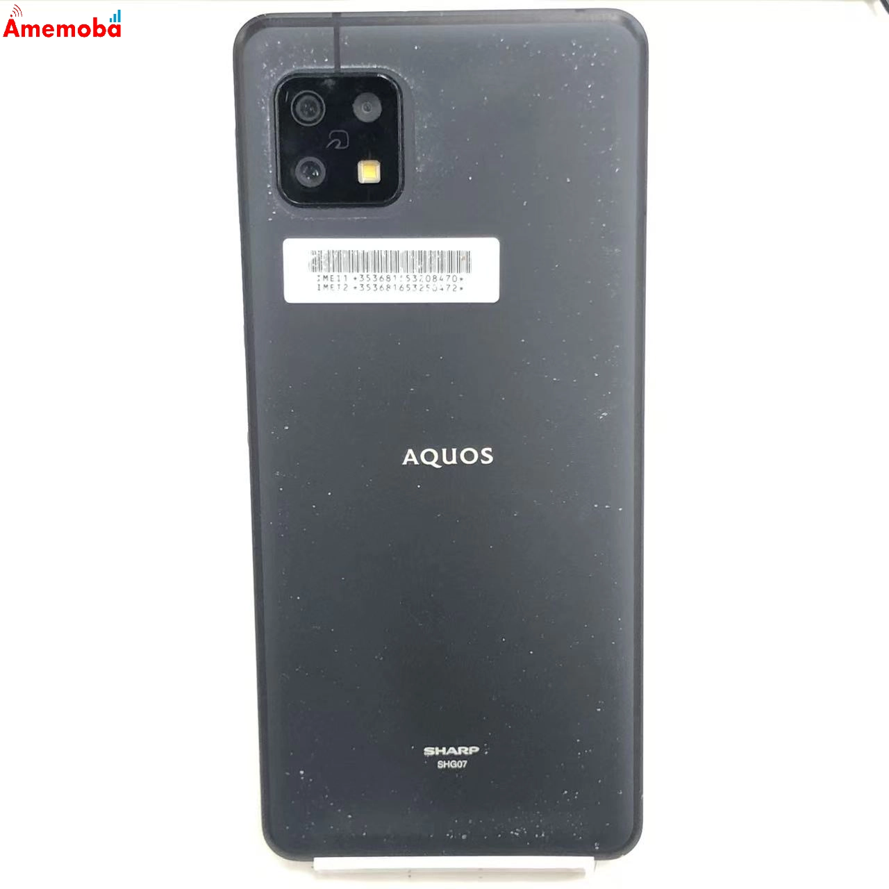 AQUOS sense6s 4GB/64GB ブラック SHG07 AU版SIMフリー ジャンク品