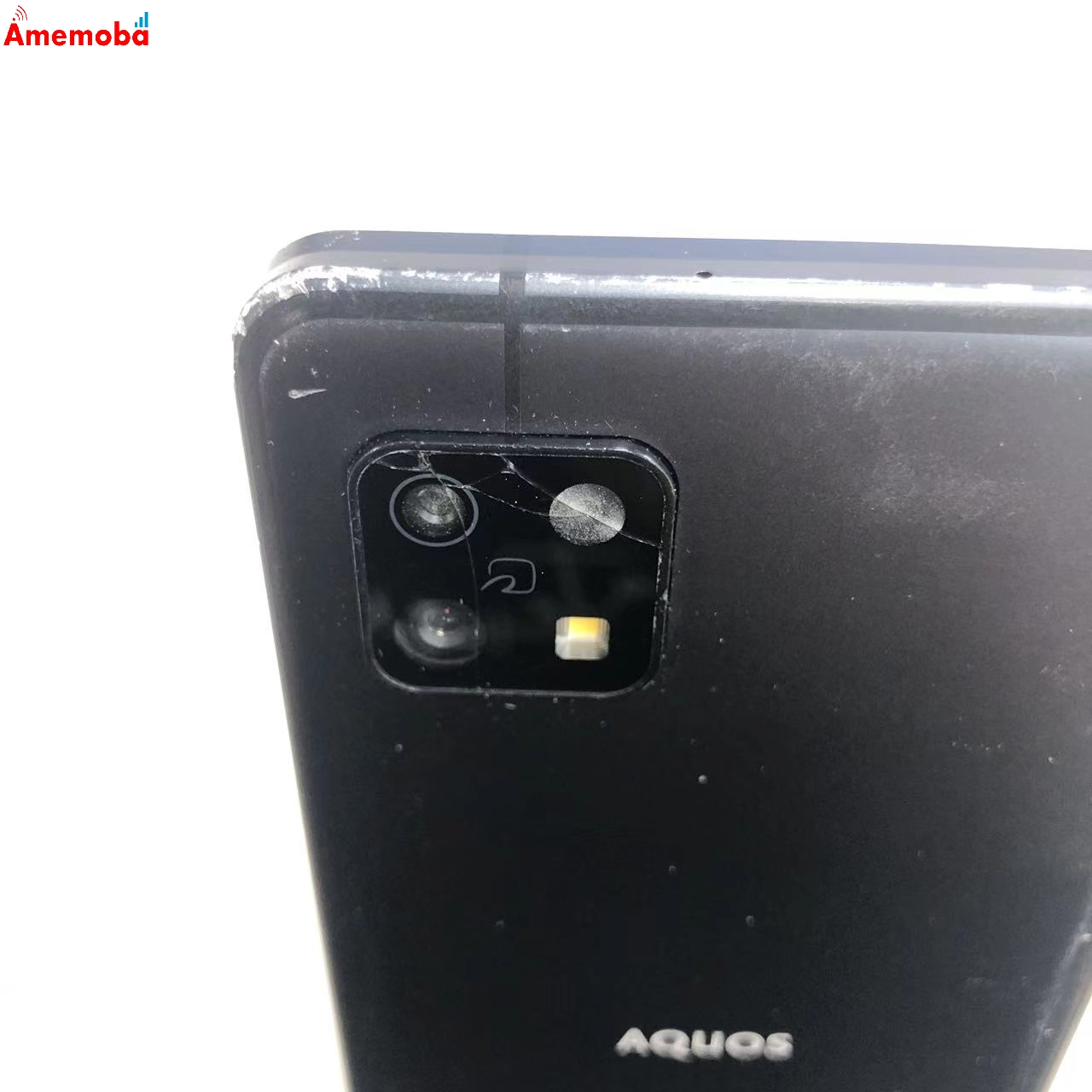 AQUOS sense6s 4GB/64GB ブラック SHG07 AU版SIMフリー ジャンク品